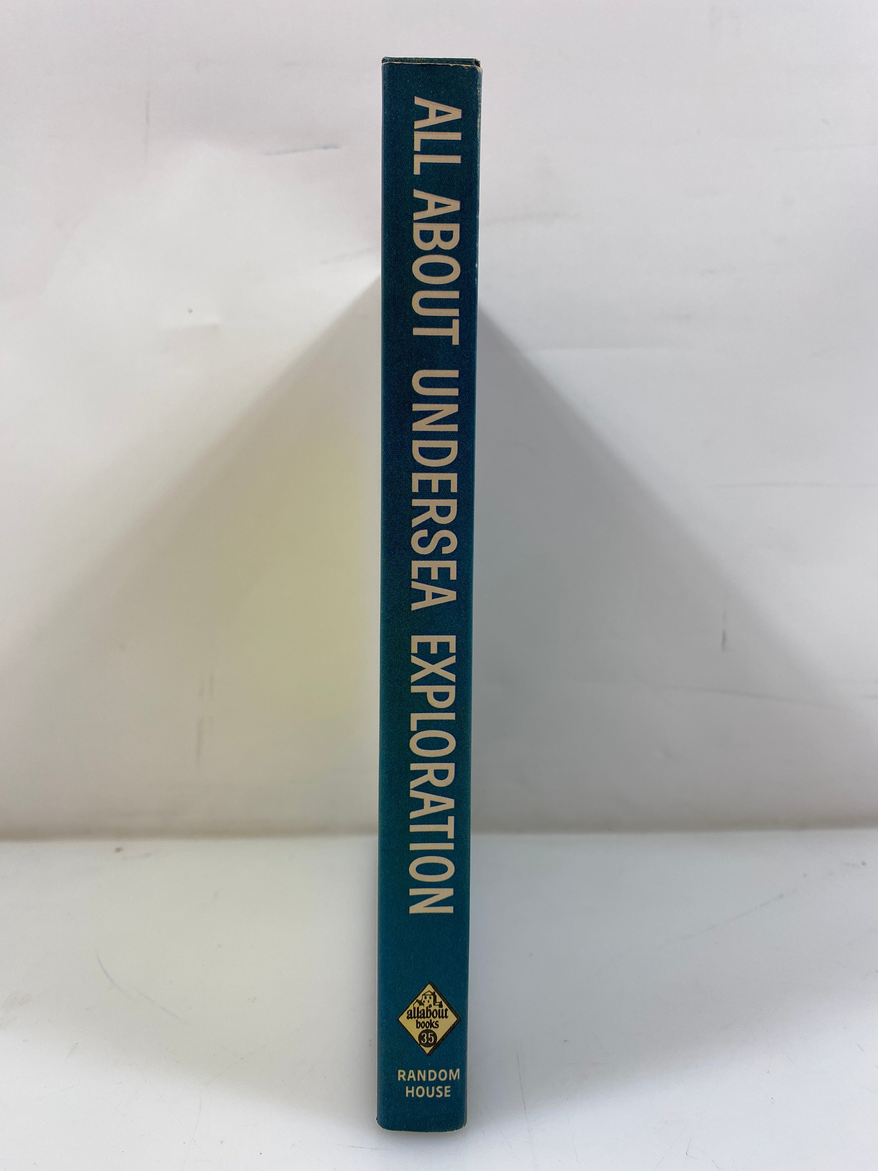 All About Undersea Exploration Ruth Brindze Random House 1960 HCDJ