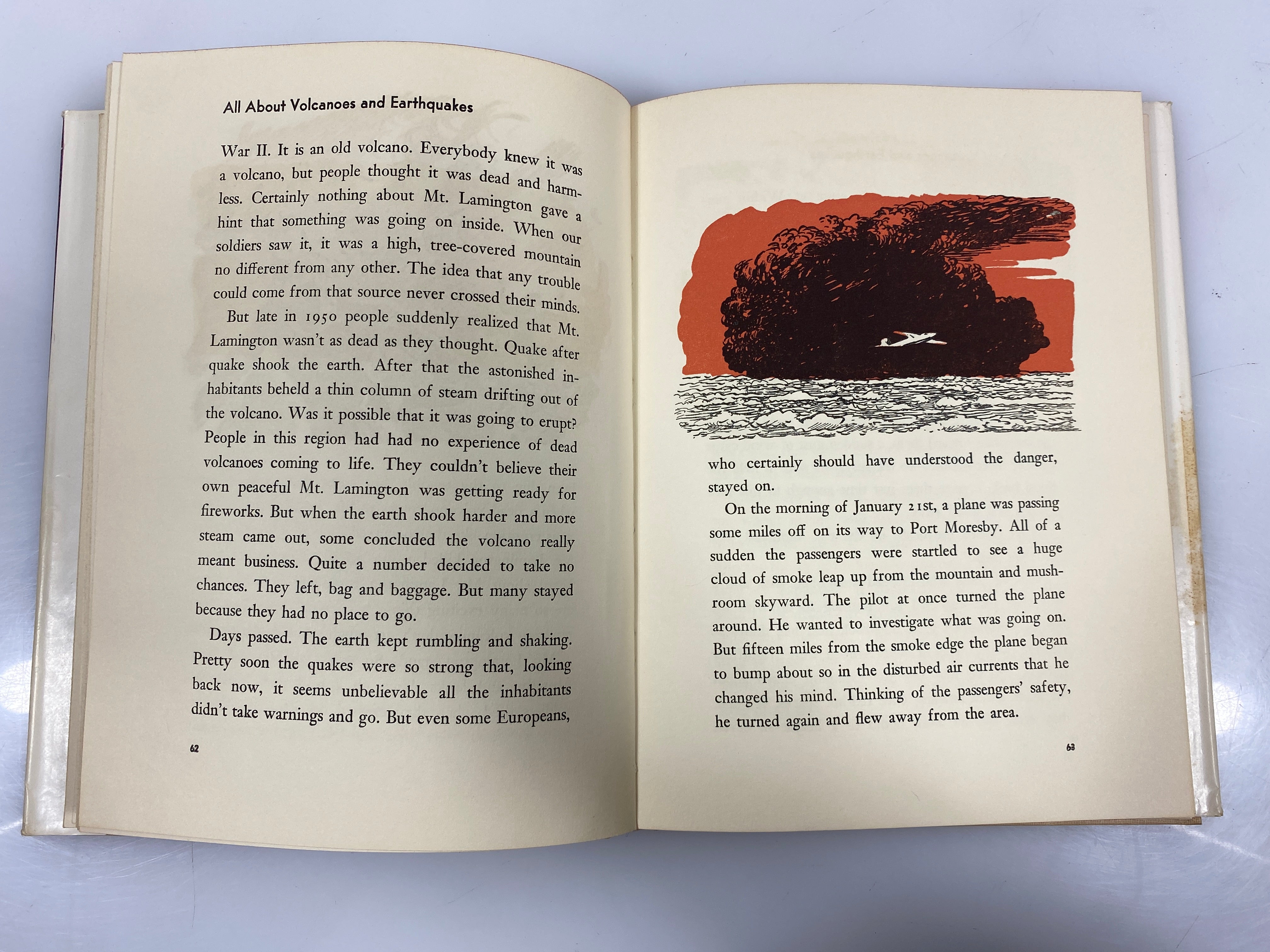 All About Volcanoes and Earthquakes Frederick Pough Random House 1953 HCDJ