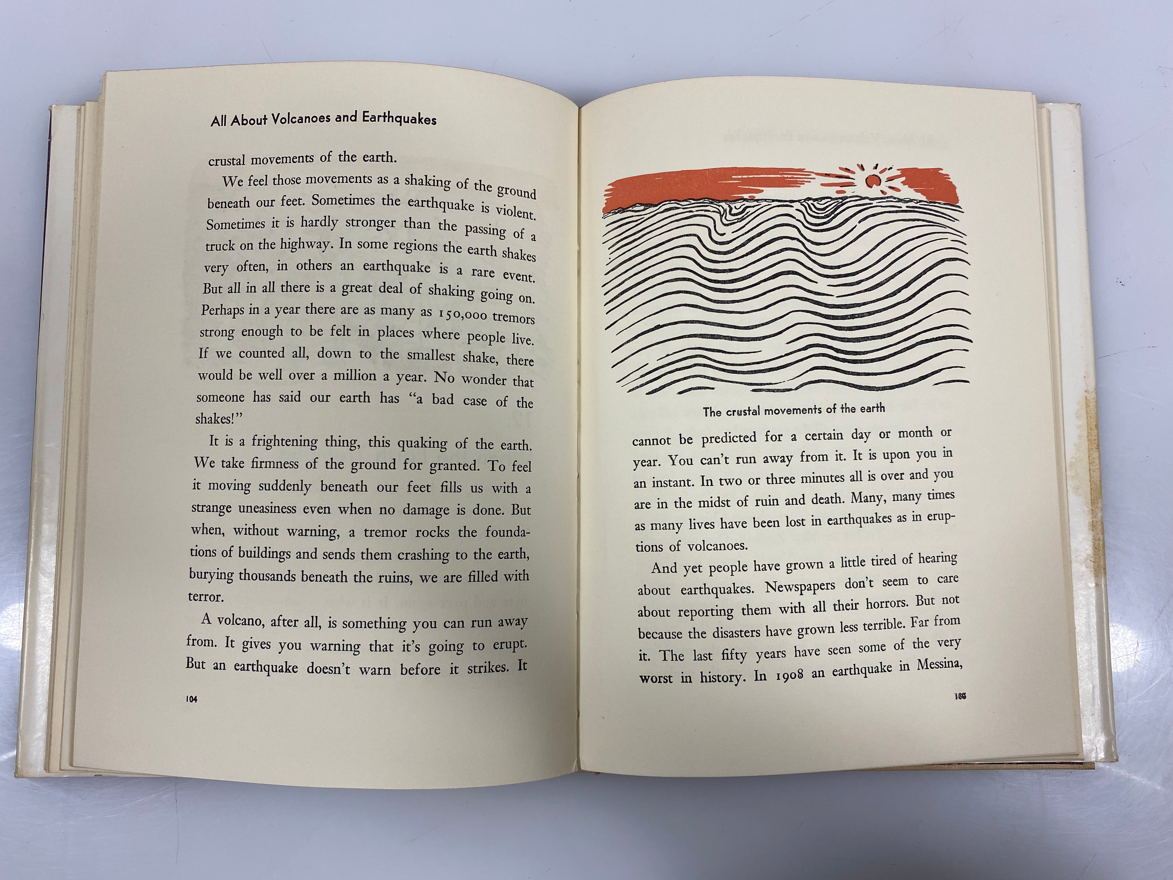 All About Volcanoes and Earthquakes Frederick Pough Random House 1953 HCDJ