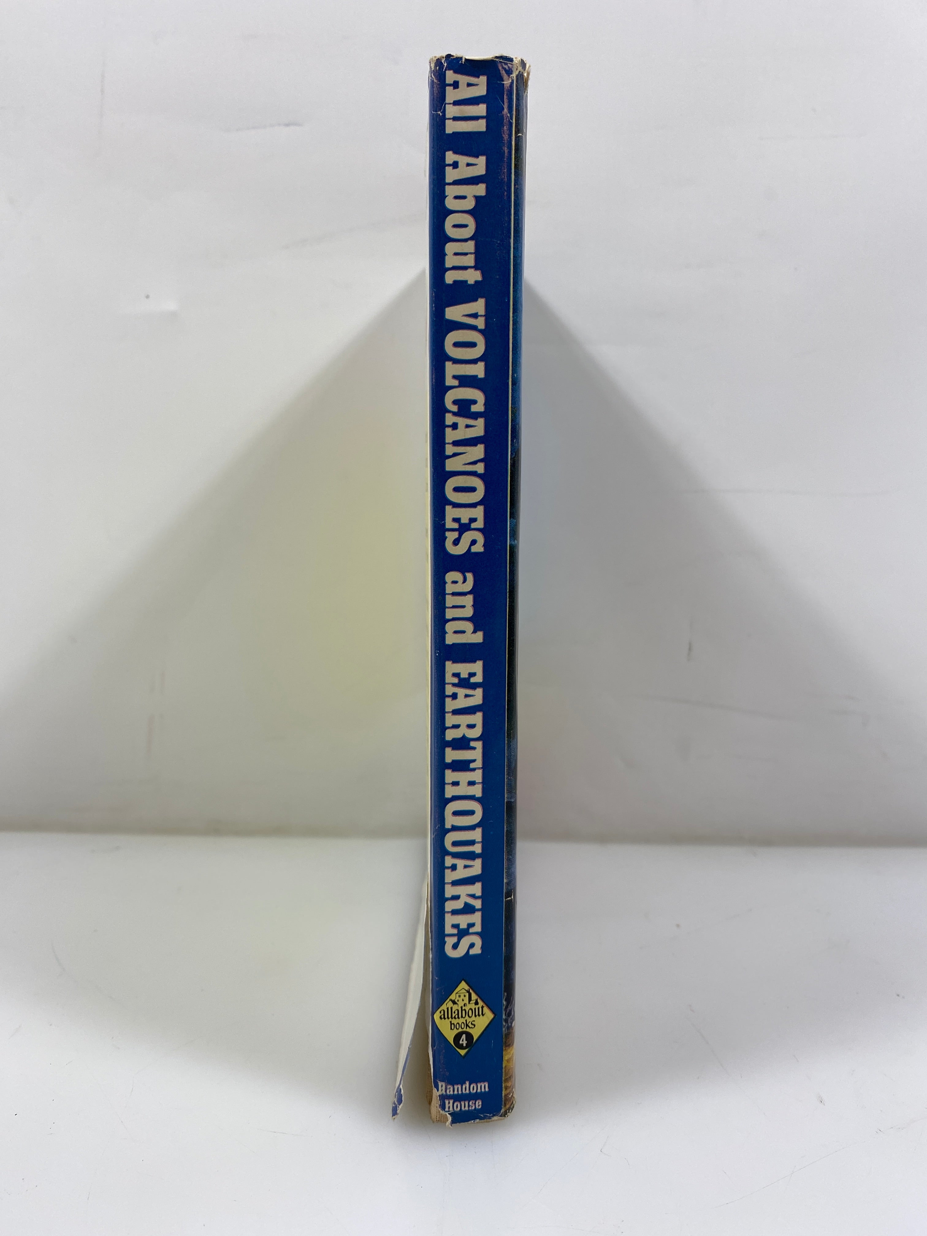 All About Volcanoes and Earthquakes Frederick Pough Random House 1953 HCDJ