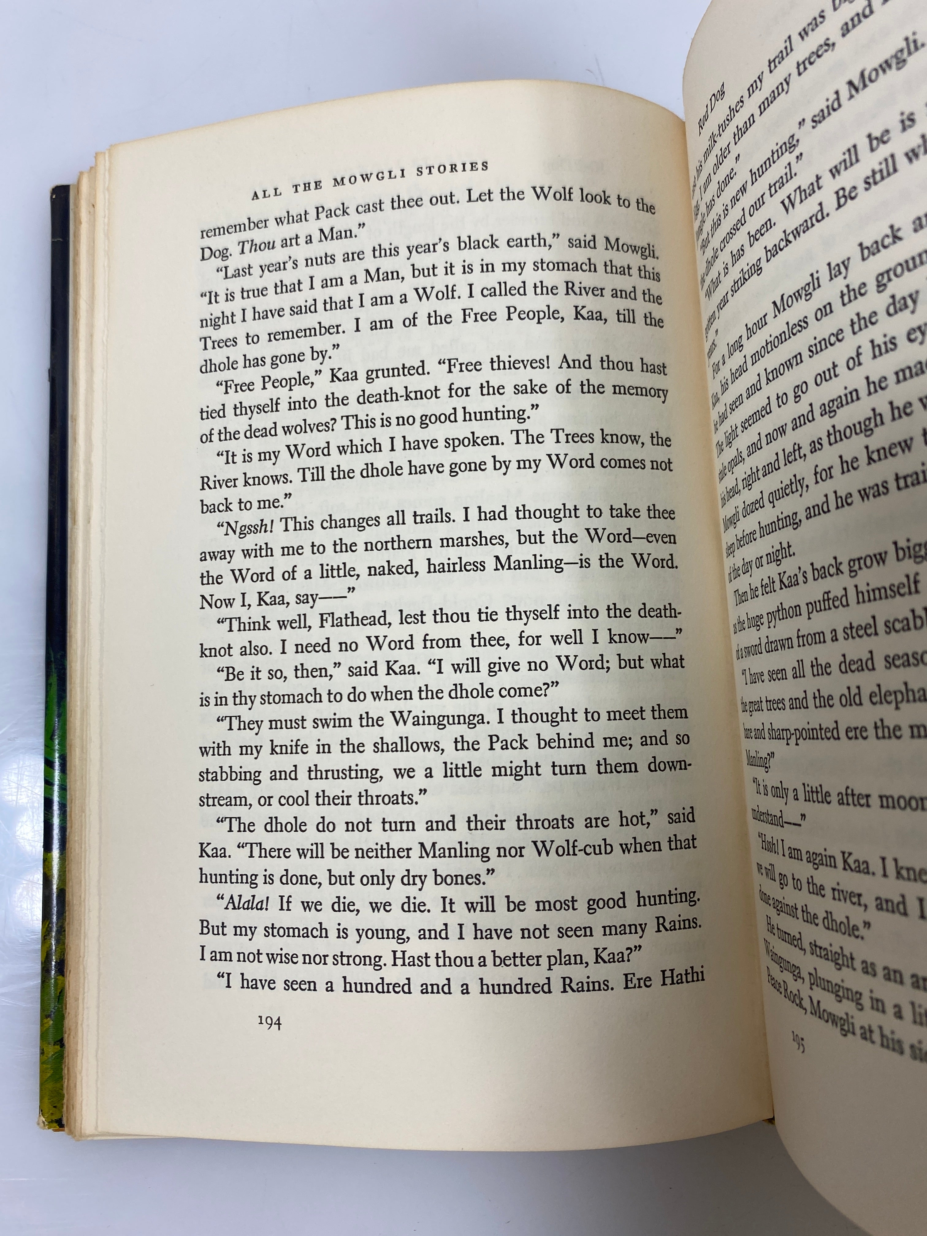 All the Mowgli Stories by Rudyard Kipling 1956 HCDJ