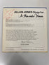 Allan Jones Jones and More Jones Vinyl Record *signed*