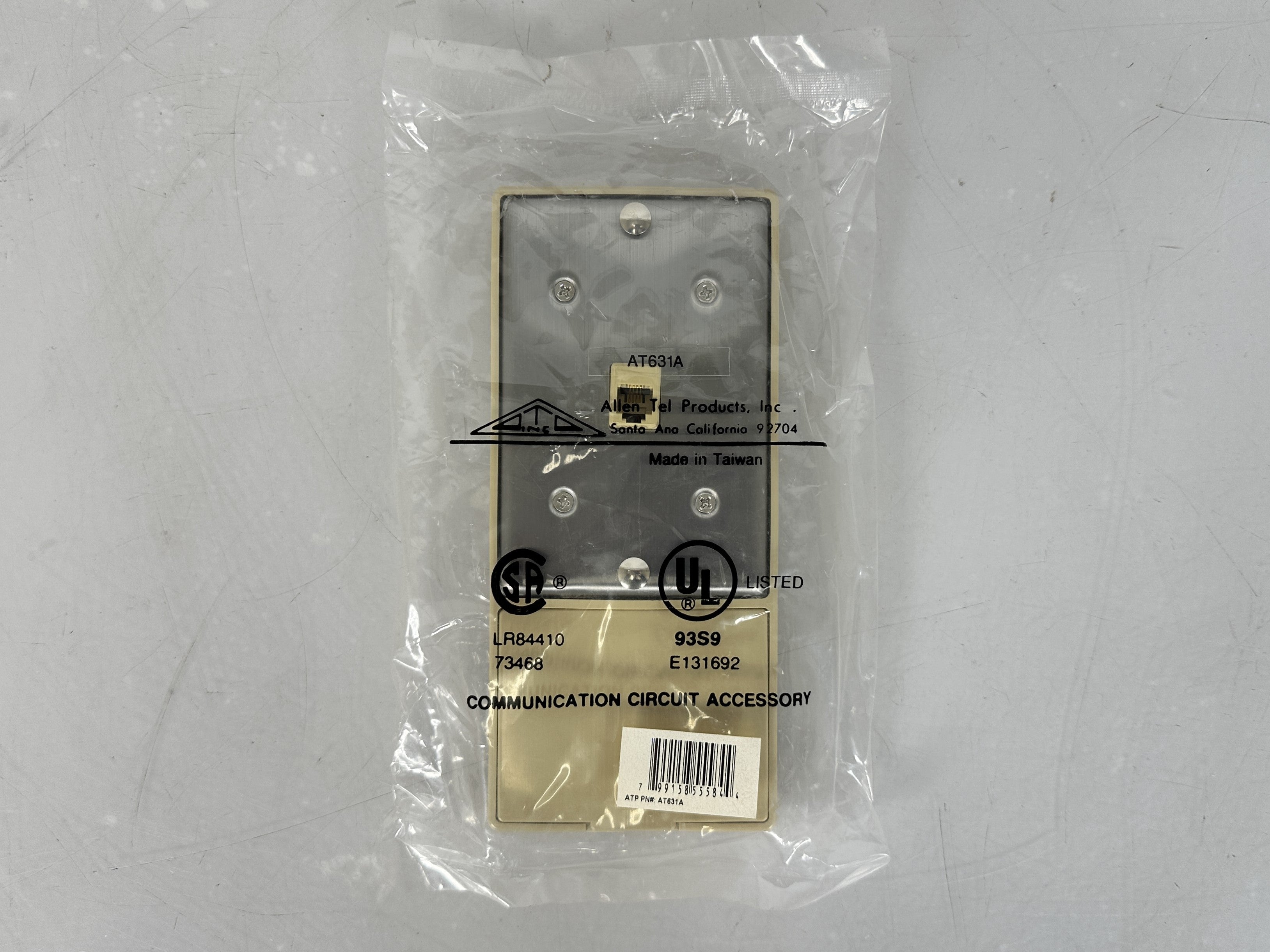 Allen Tel AT631A Wall Phone Jack Assembly