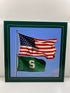 Allied Photographic US Flag & The Spartan S Flag Photo on 20x20 Posterboard