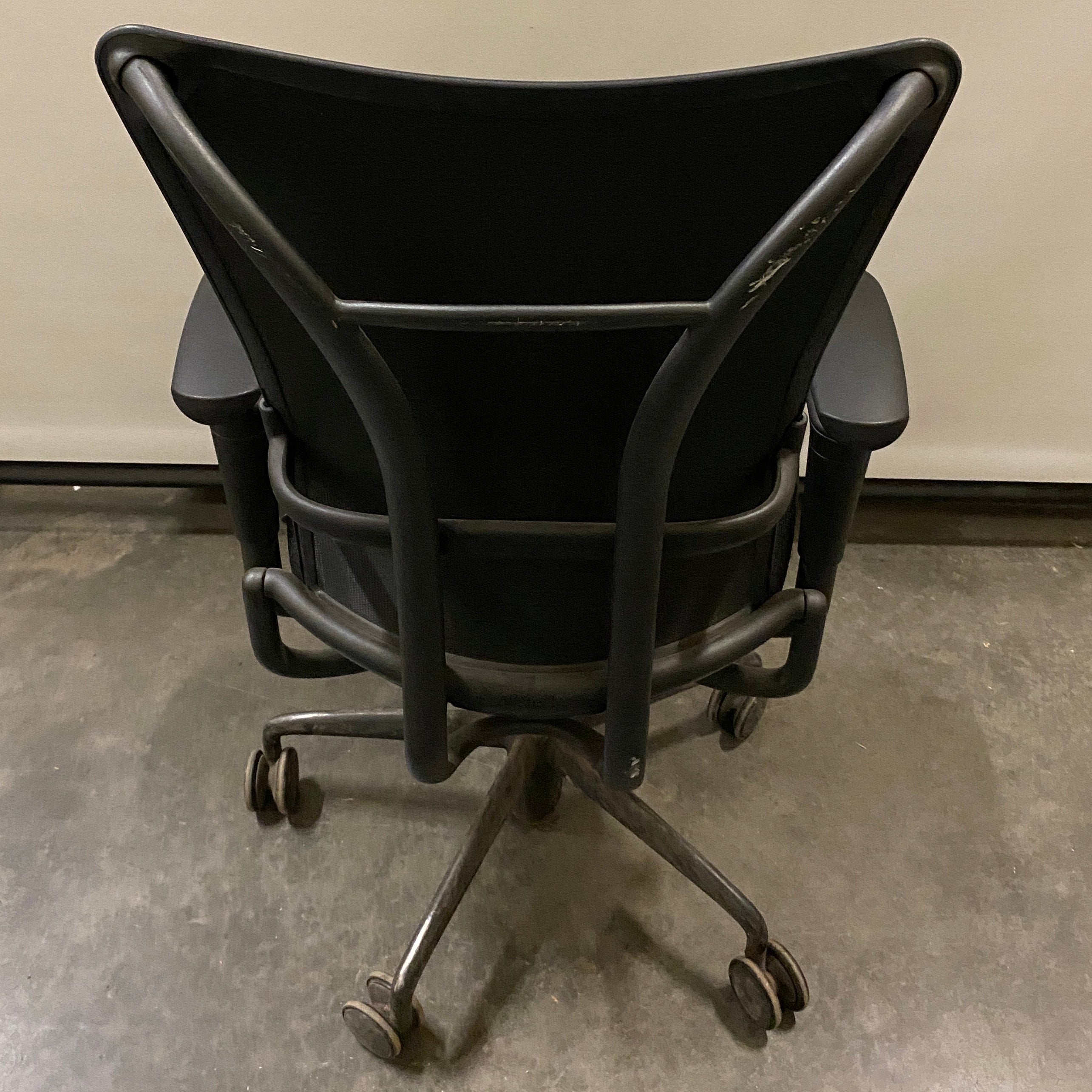 Allsteel Black Upholstered Office Chair