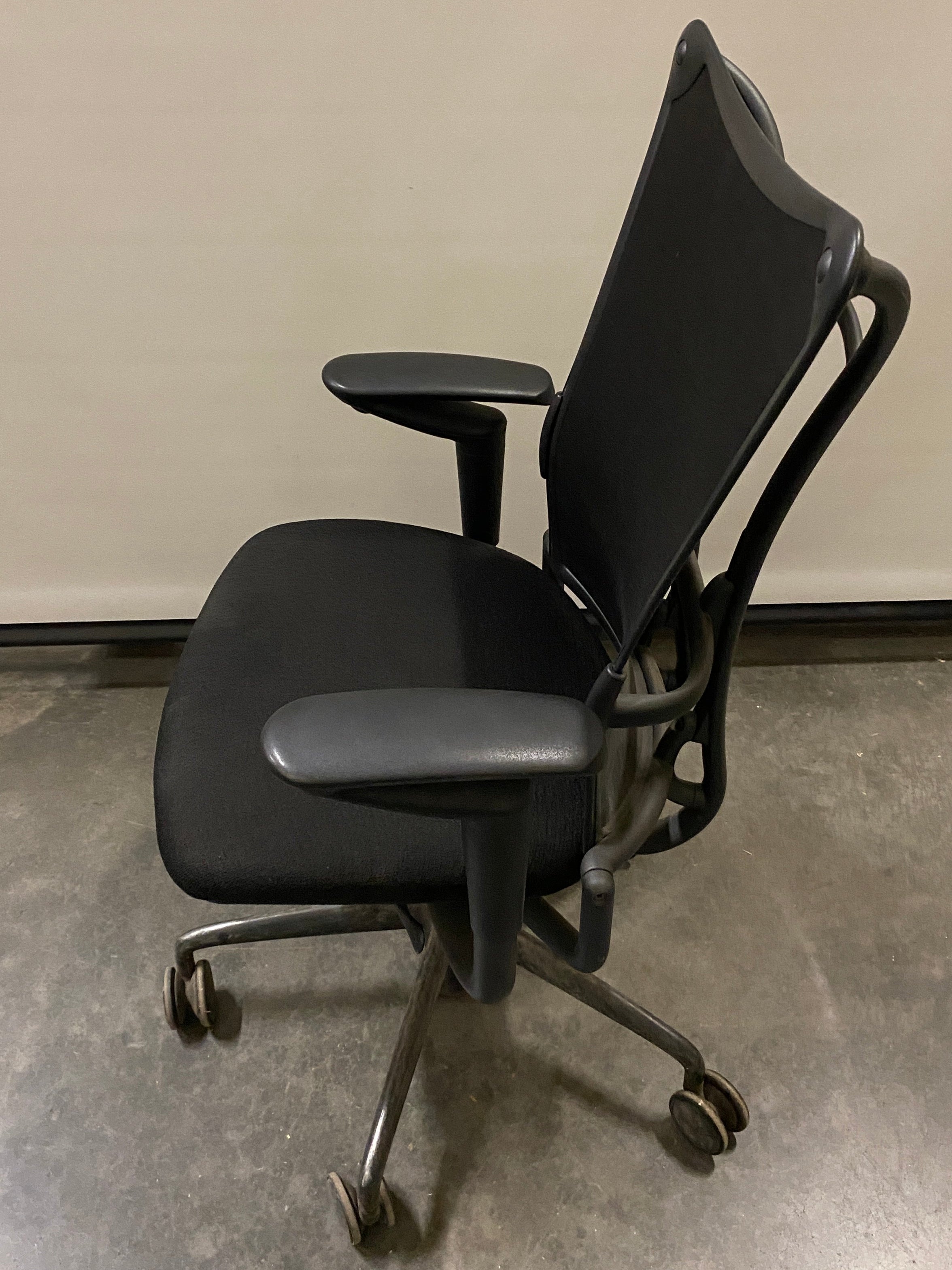 Allsteel Black Upholstered Office Chair