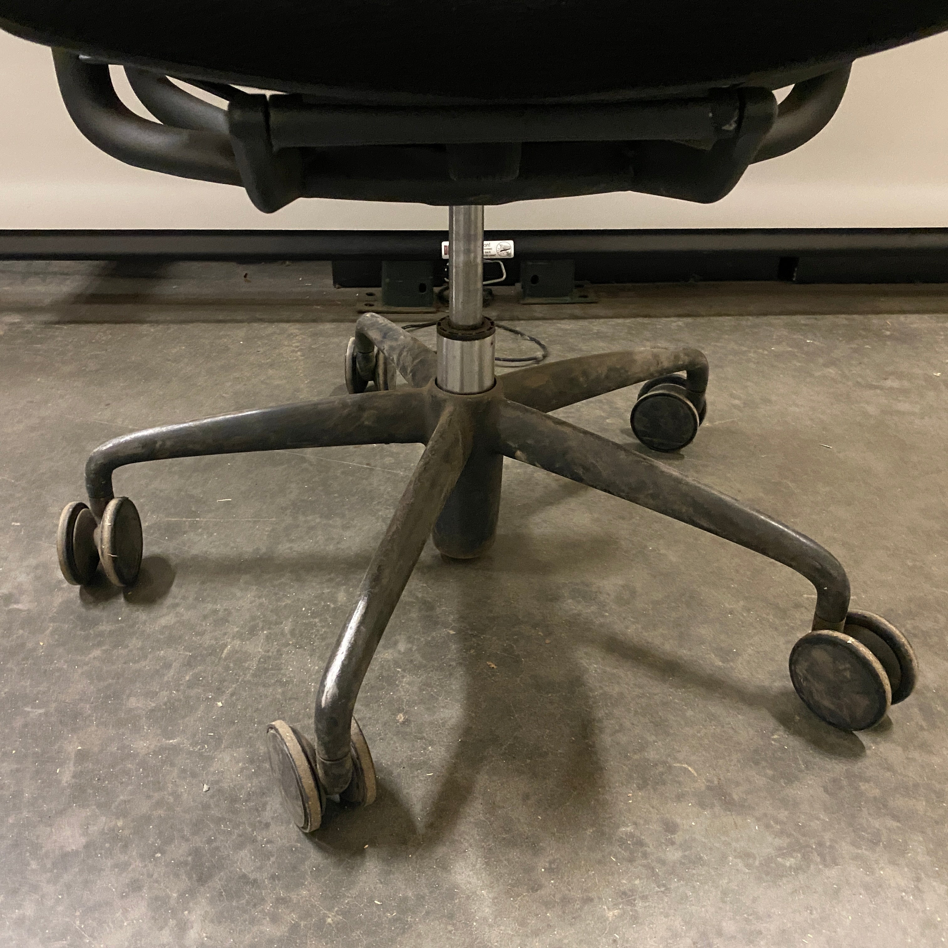 Allsteel Black Upholstered Office Chair