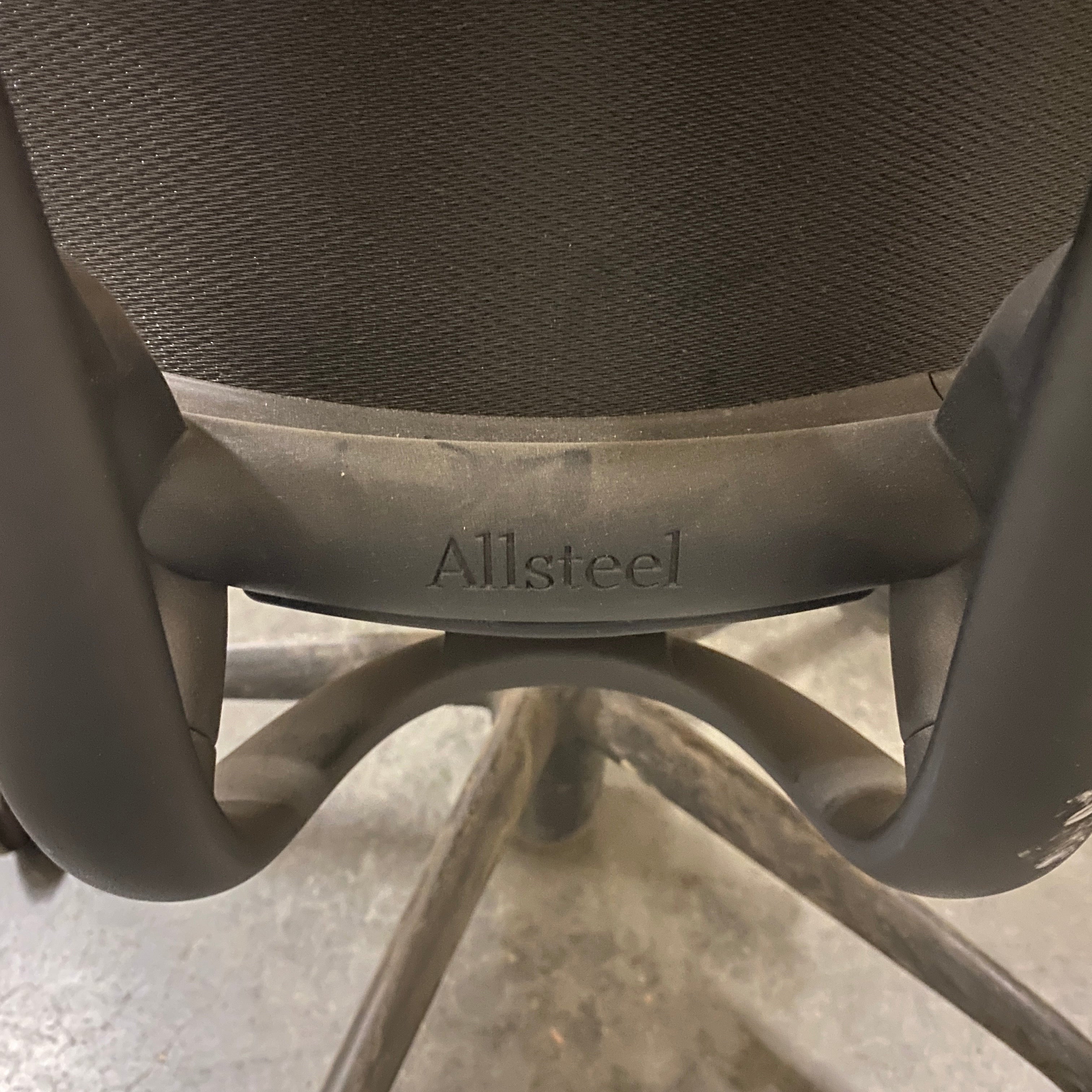 Allsteel Black Upholstered Office Chair