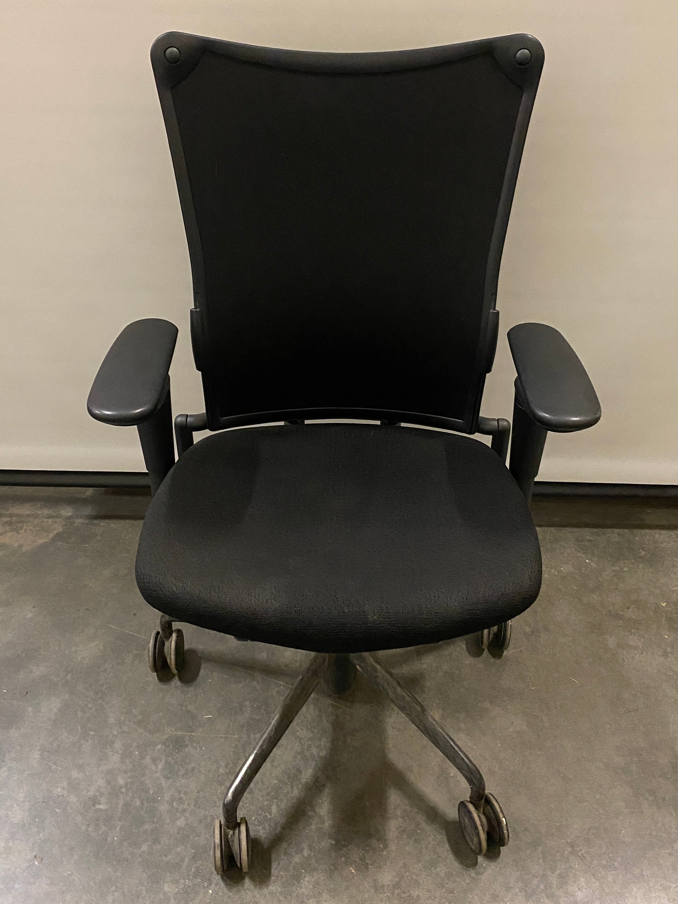 Allsteel Black Upholstered Office Chair
