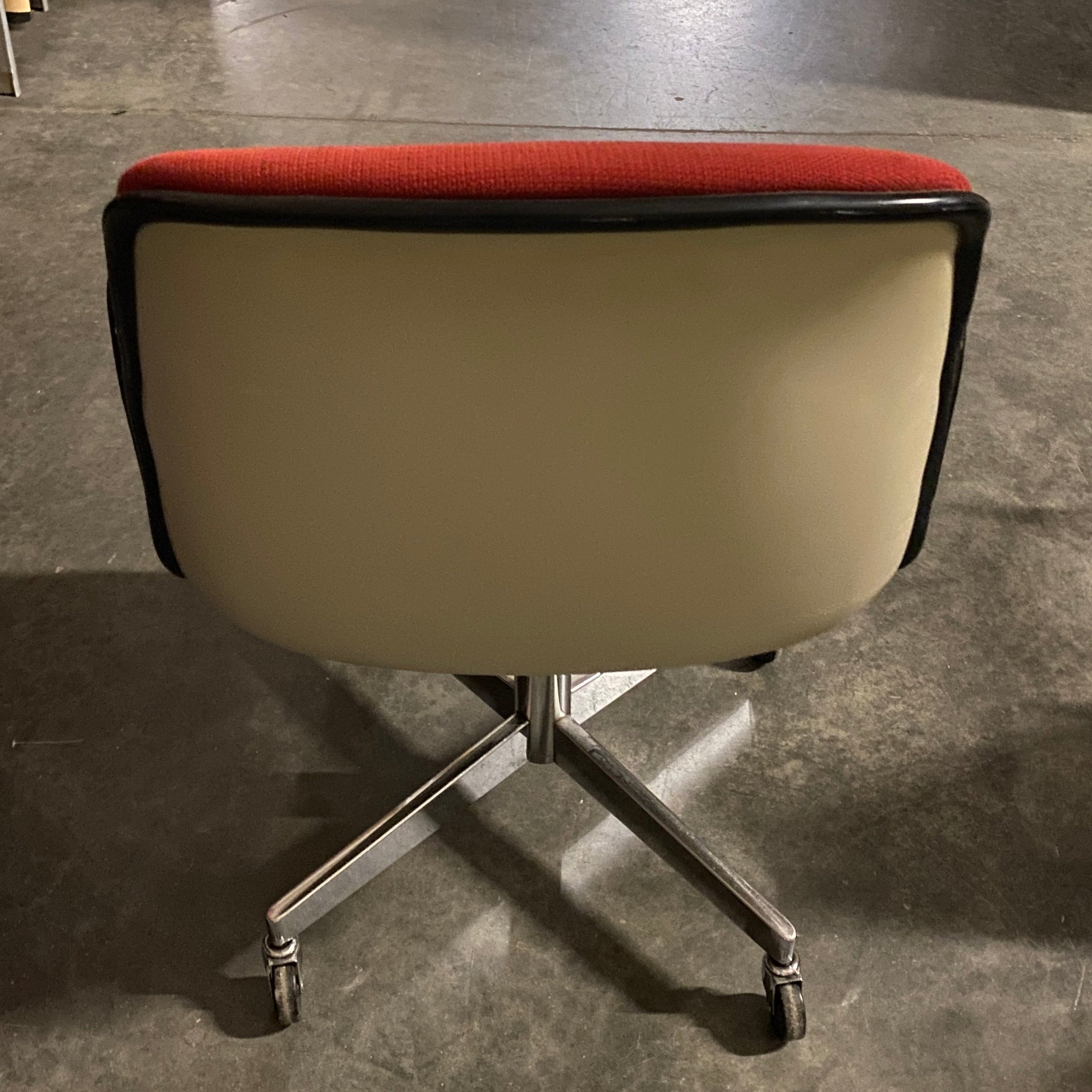 Allsteel Red Upholstered Office Chair