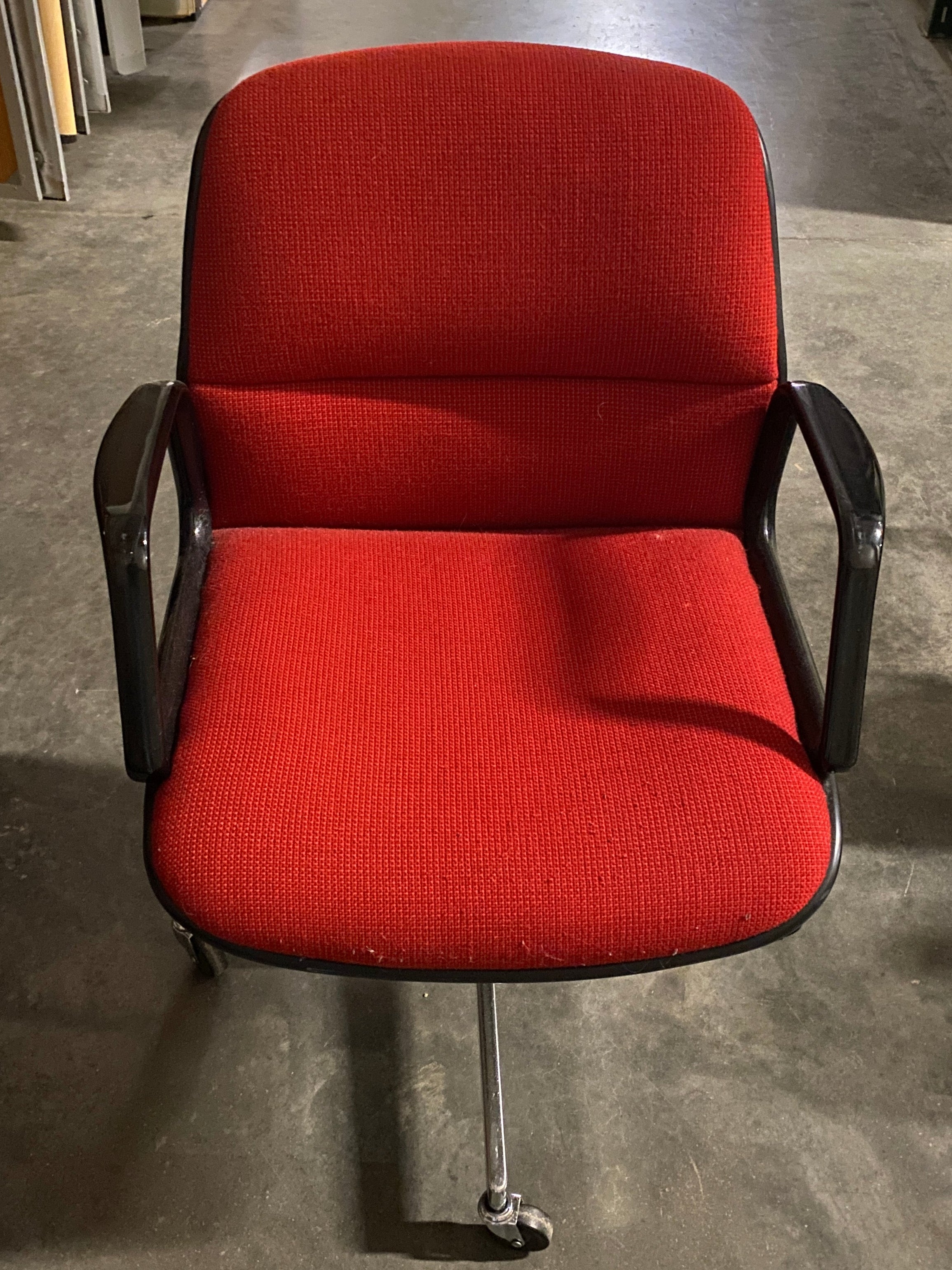 Allsteel Red Upholstered Office Chair