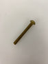 Alma Bolt Company Brass Round Slotted Machine Screw 1/4"-20x2 Count 100