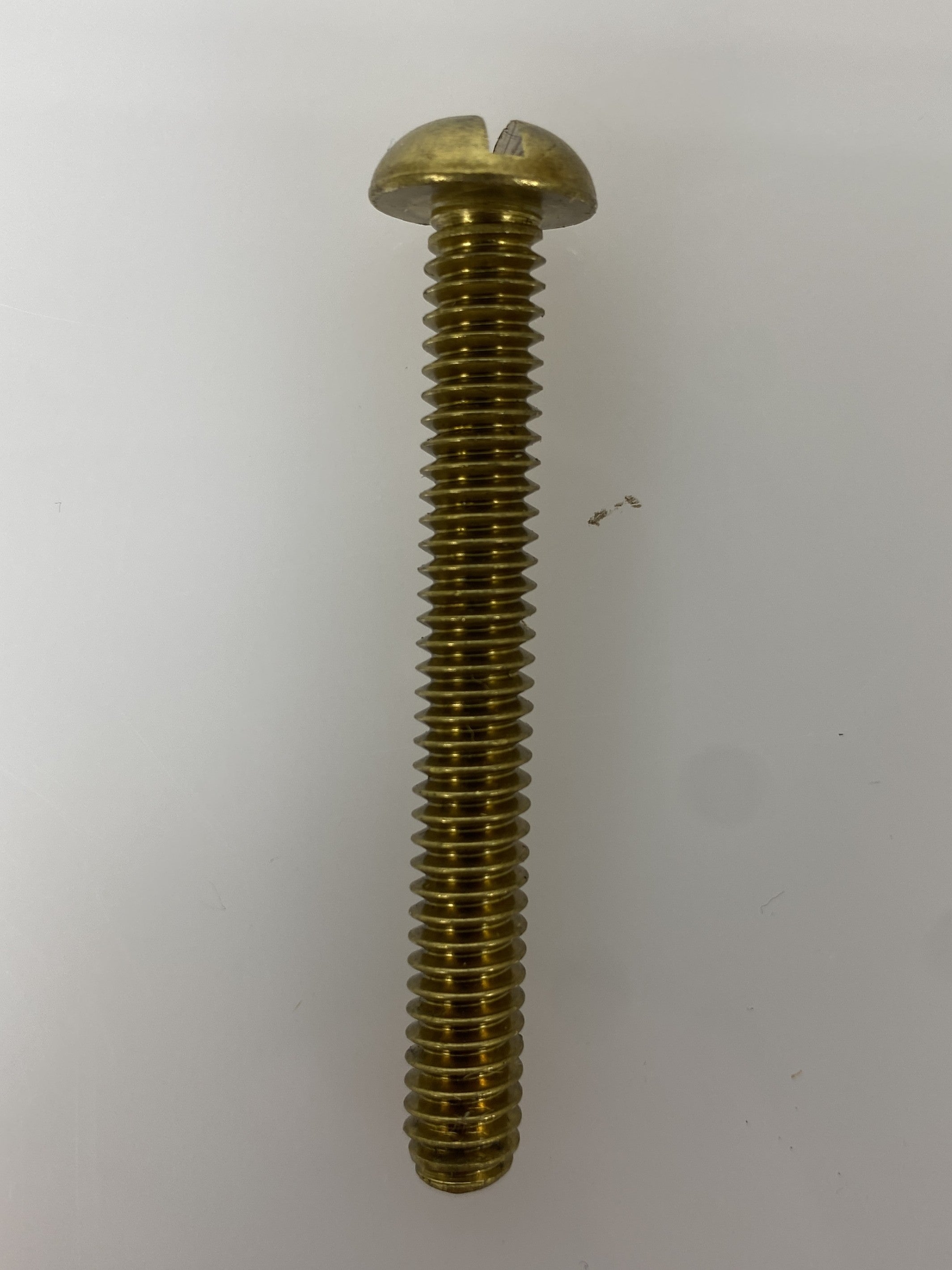Alma Bolt Company Screw Round Slotted Brass Machine Screw