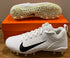 Alpha Menace Pro Low P Football Cleats Size 10 (White)