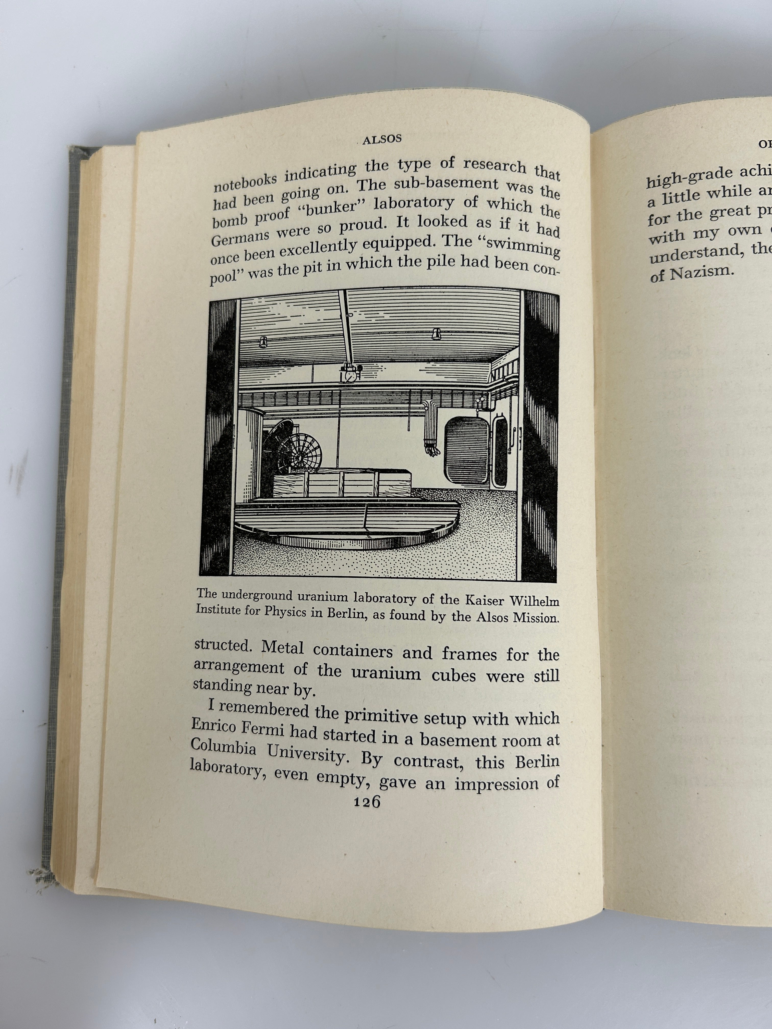 Alsos by Samuel Goudsmit Search for German Atomic Bomb 1947 Ex-Library HC