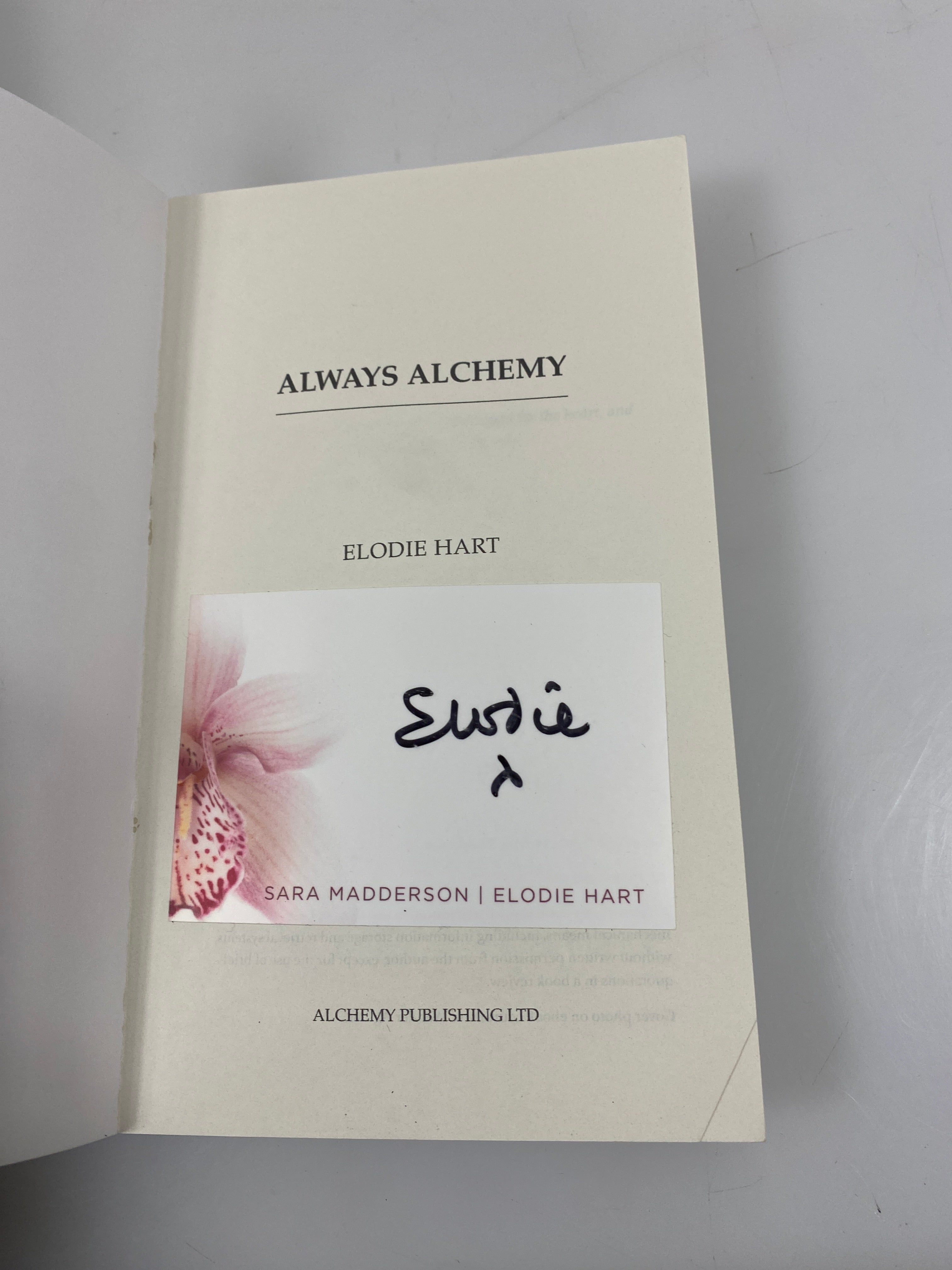 Always Alchemy Book 7 Elodie Hart 2024 *Signed*