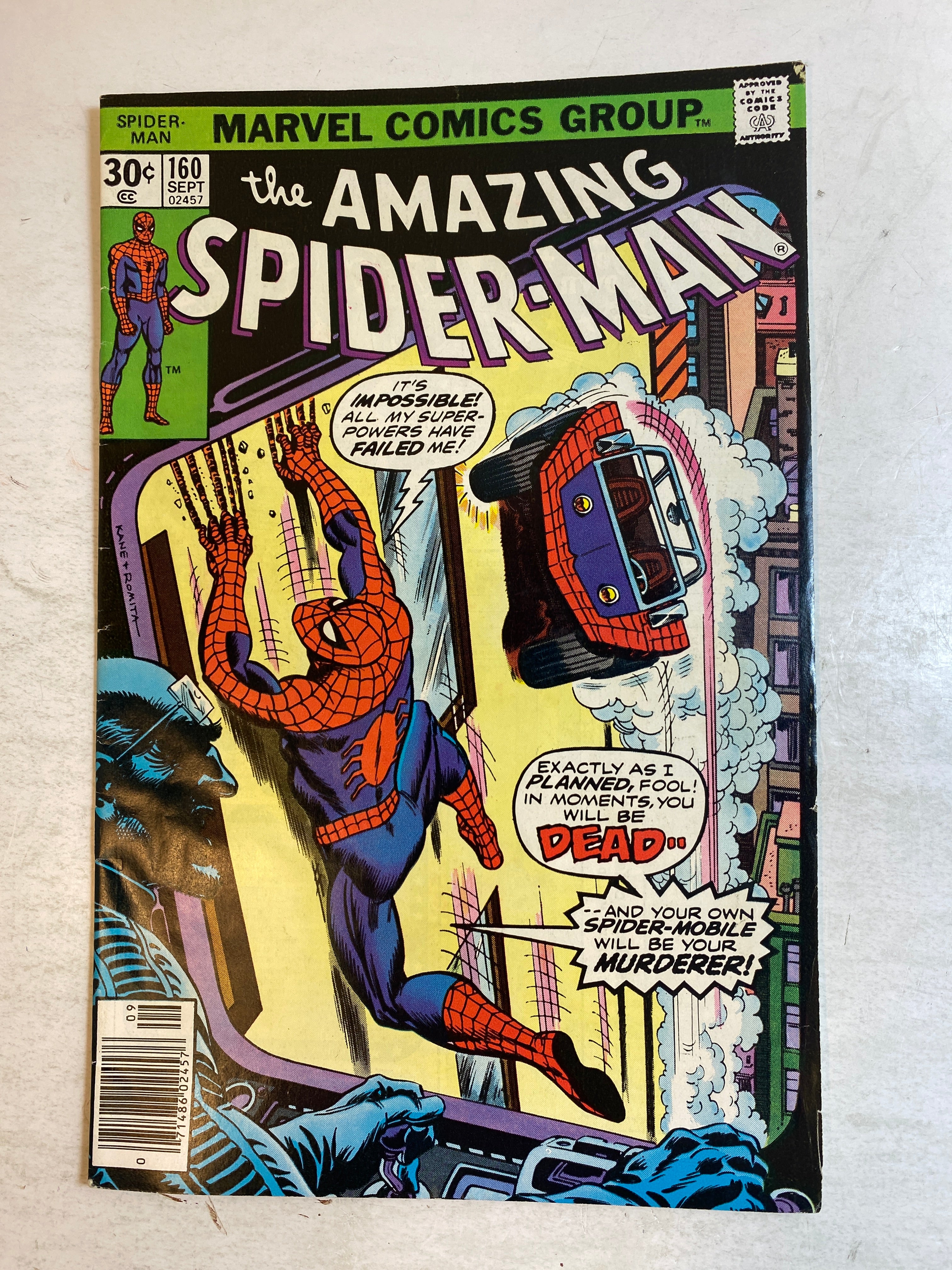Amazing Spider-Man #160 Marvel Comic 1976