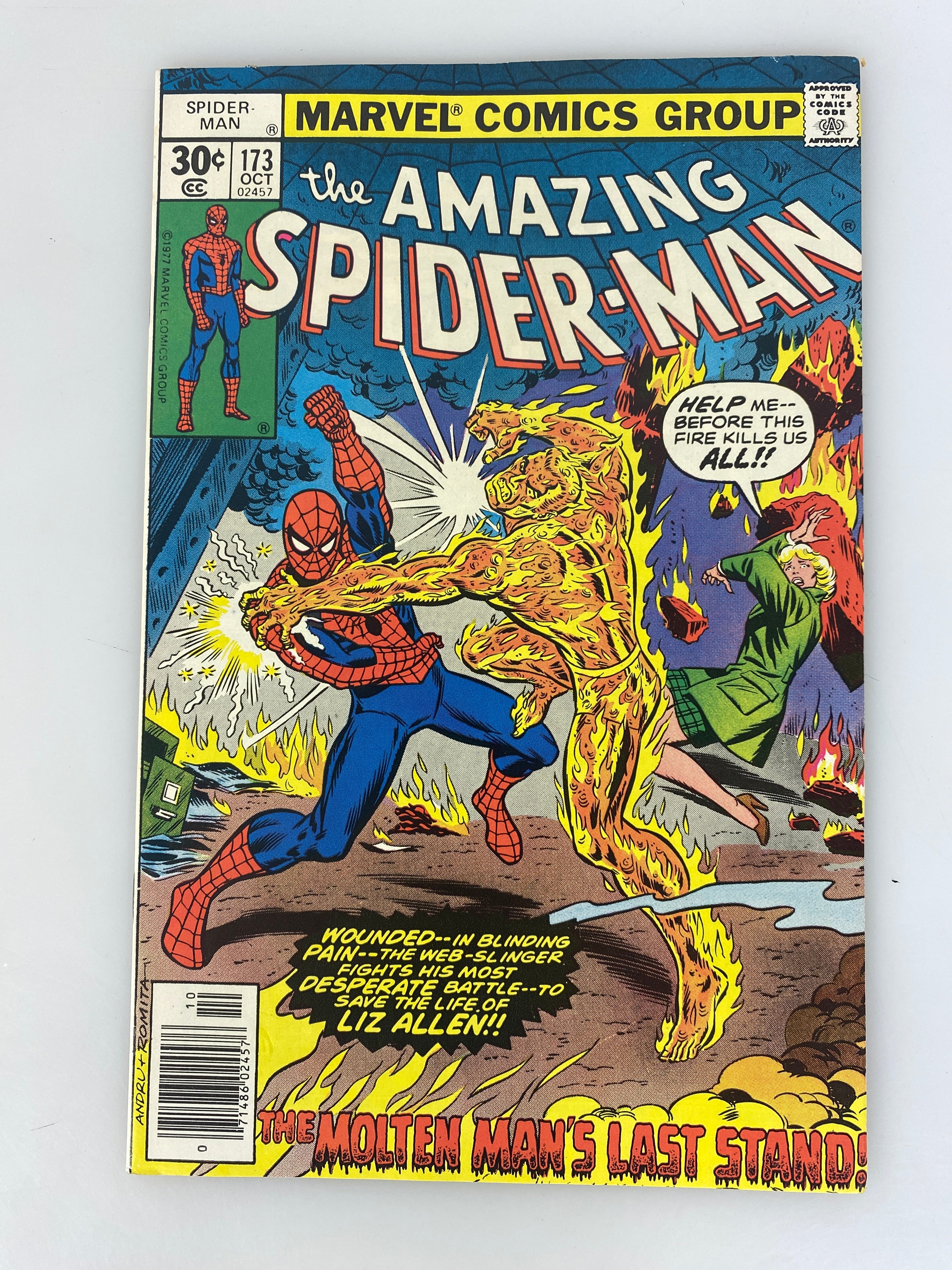 Amazing Spider-Man 173 Marvel Comic 1977