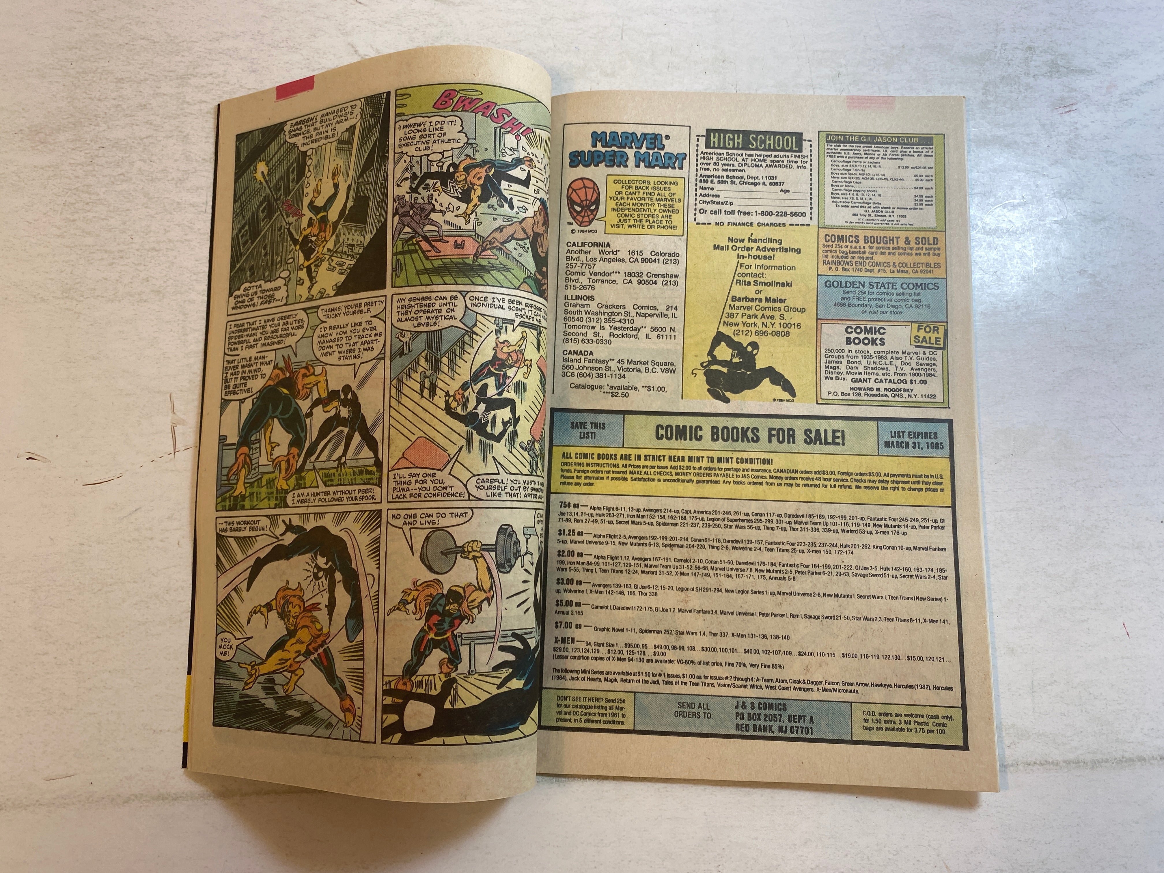 Amazing Spider-Man #257 Marvel Comic 1984