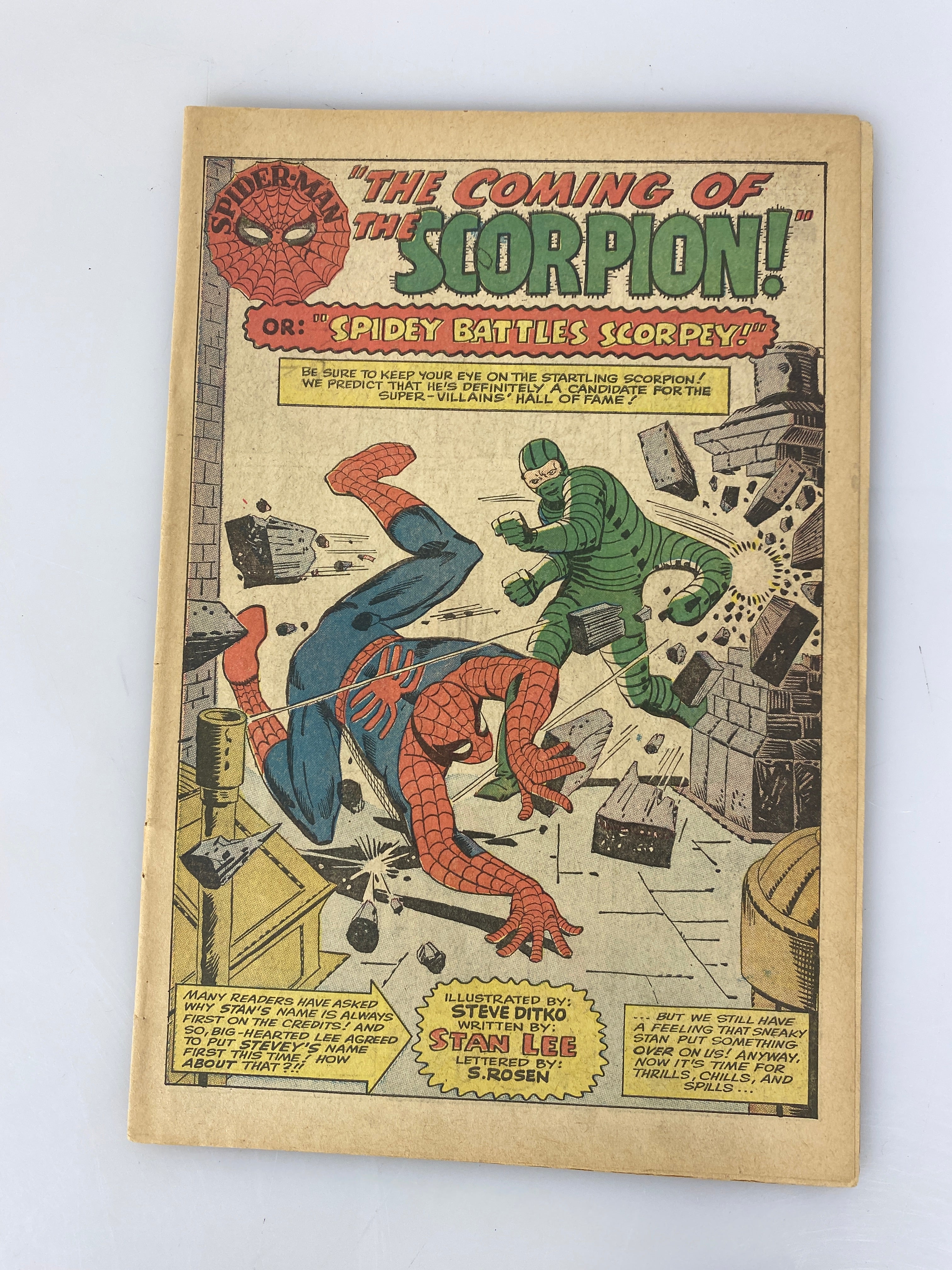 Amazing Spider-Man Marvel Comic 20 1965 First Scorpion
