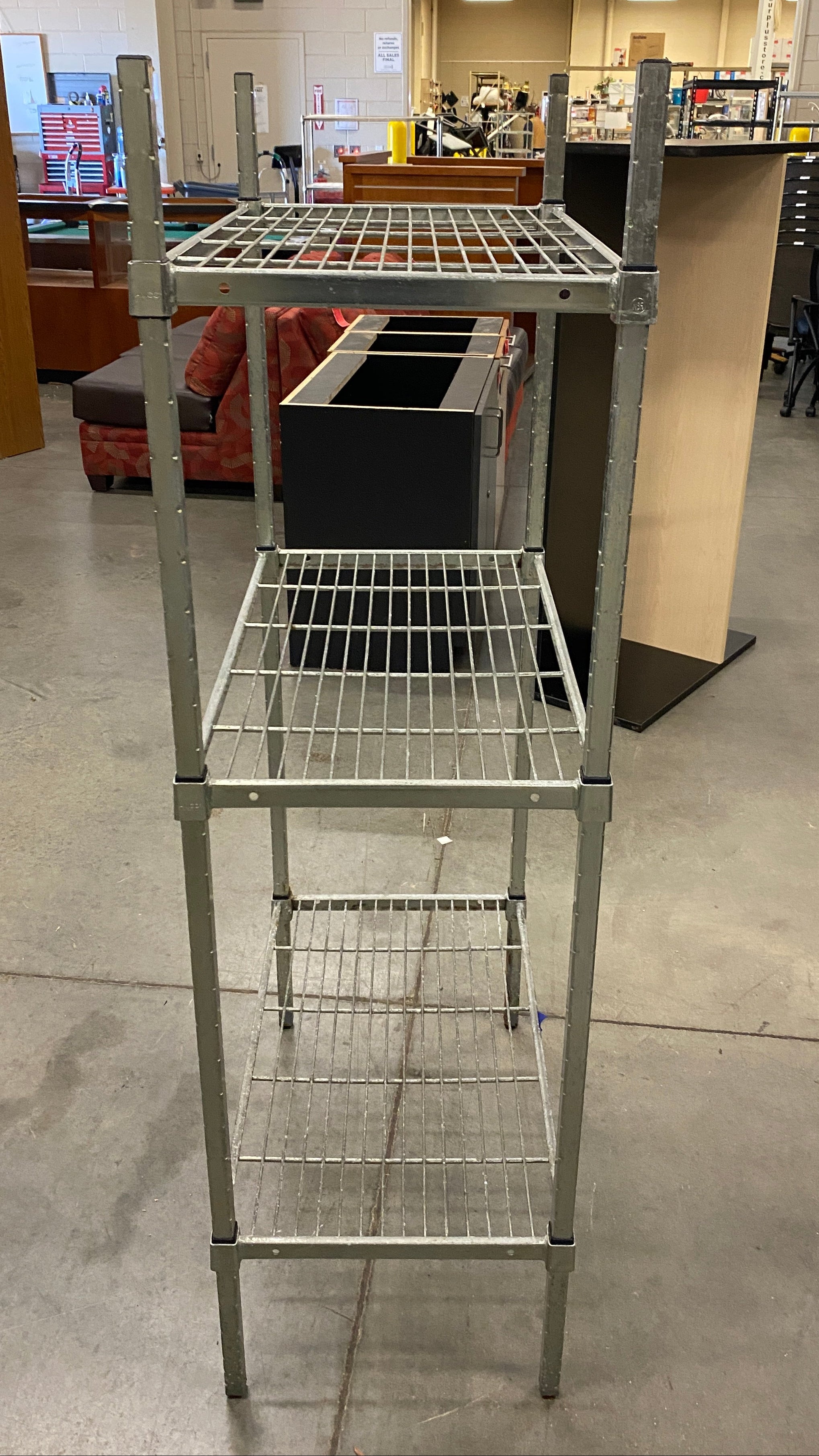 AMCO Silver 3 Tier Shelf