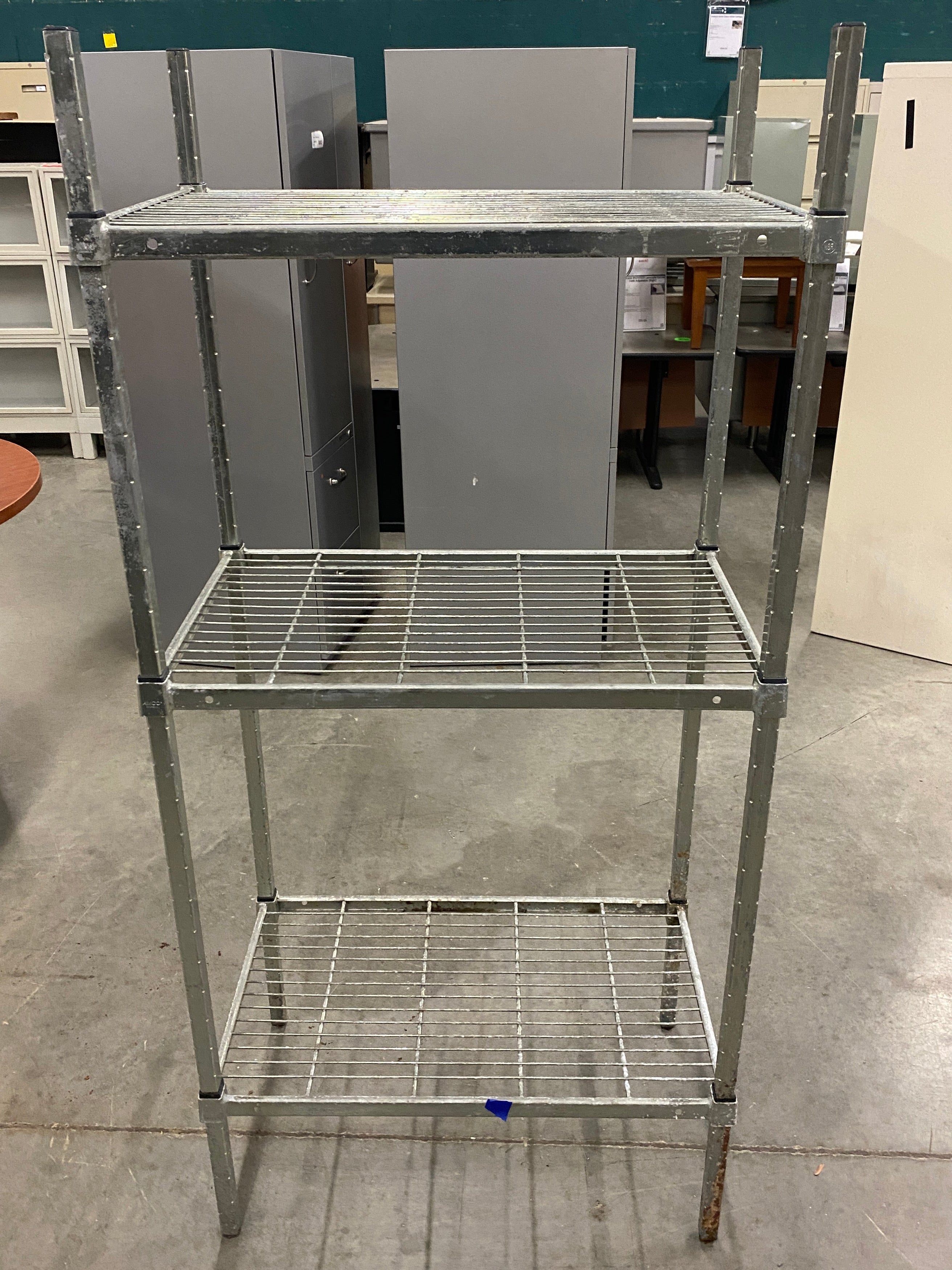 AMCO Silver 3 Tier Shelf