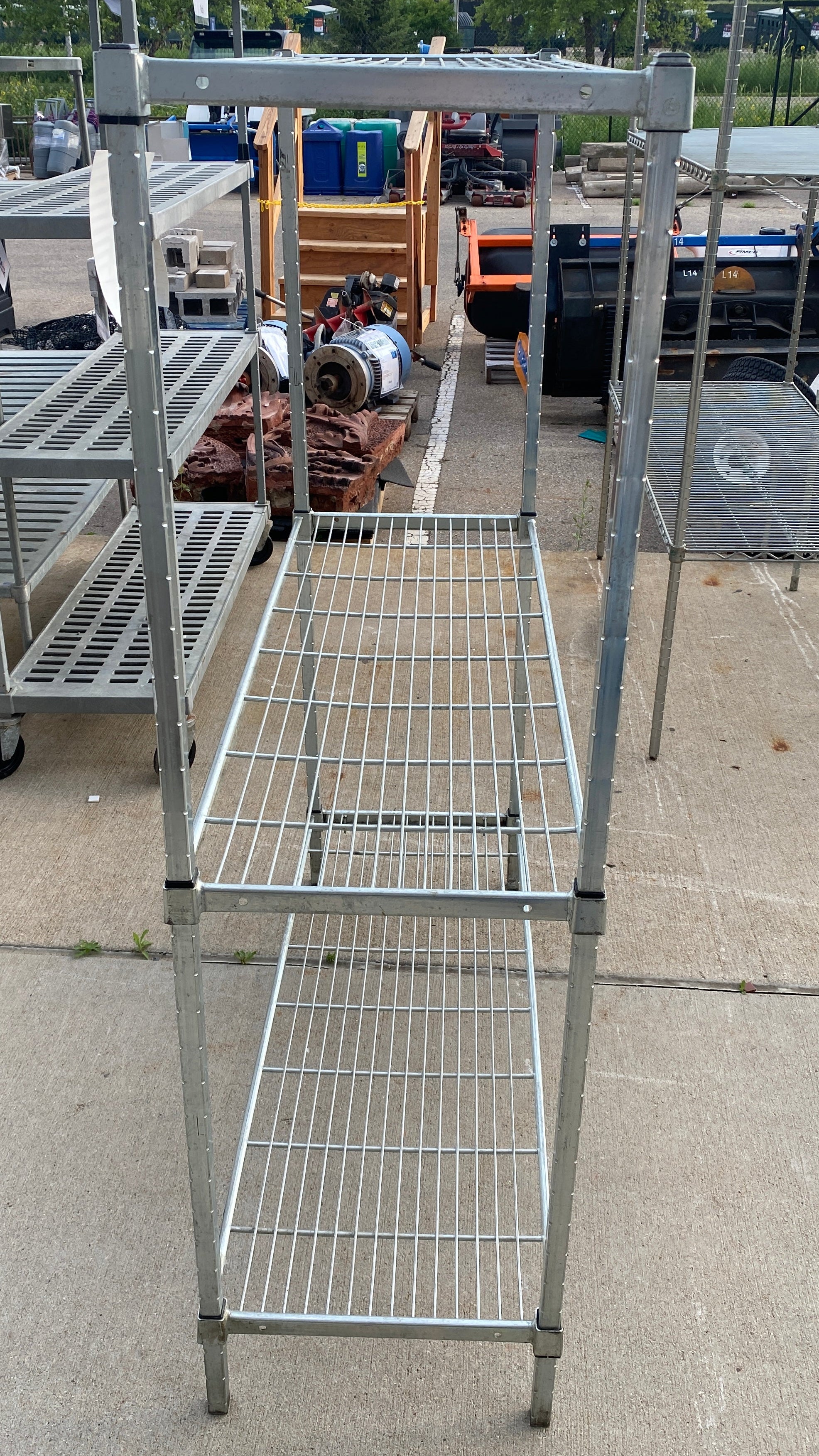 AMCO Silver 3 Tier Shelf/Rack