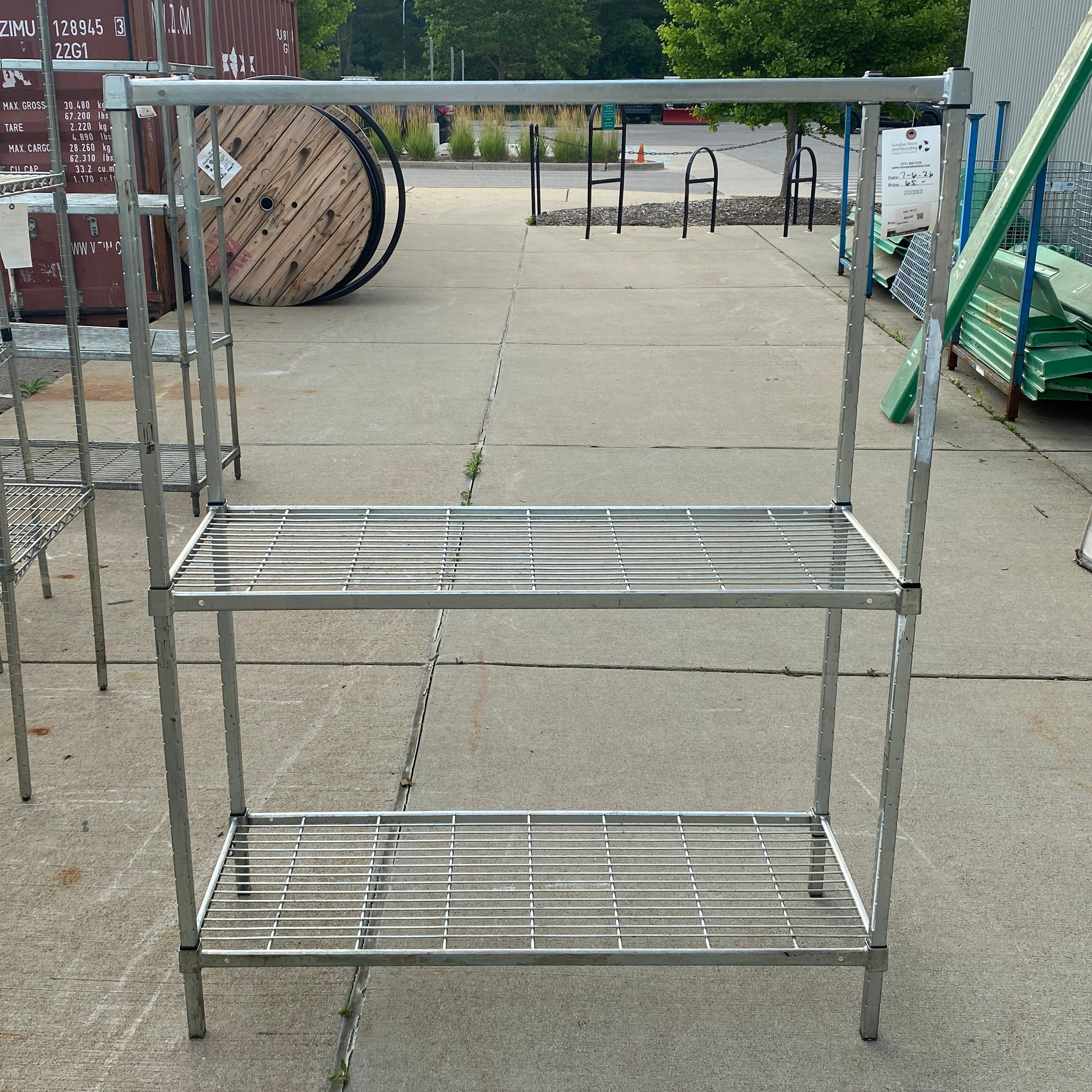 AMCO Silver 3 Tier Shelf/Rack
