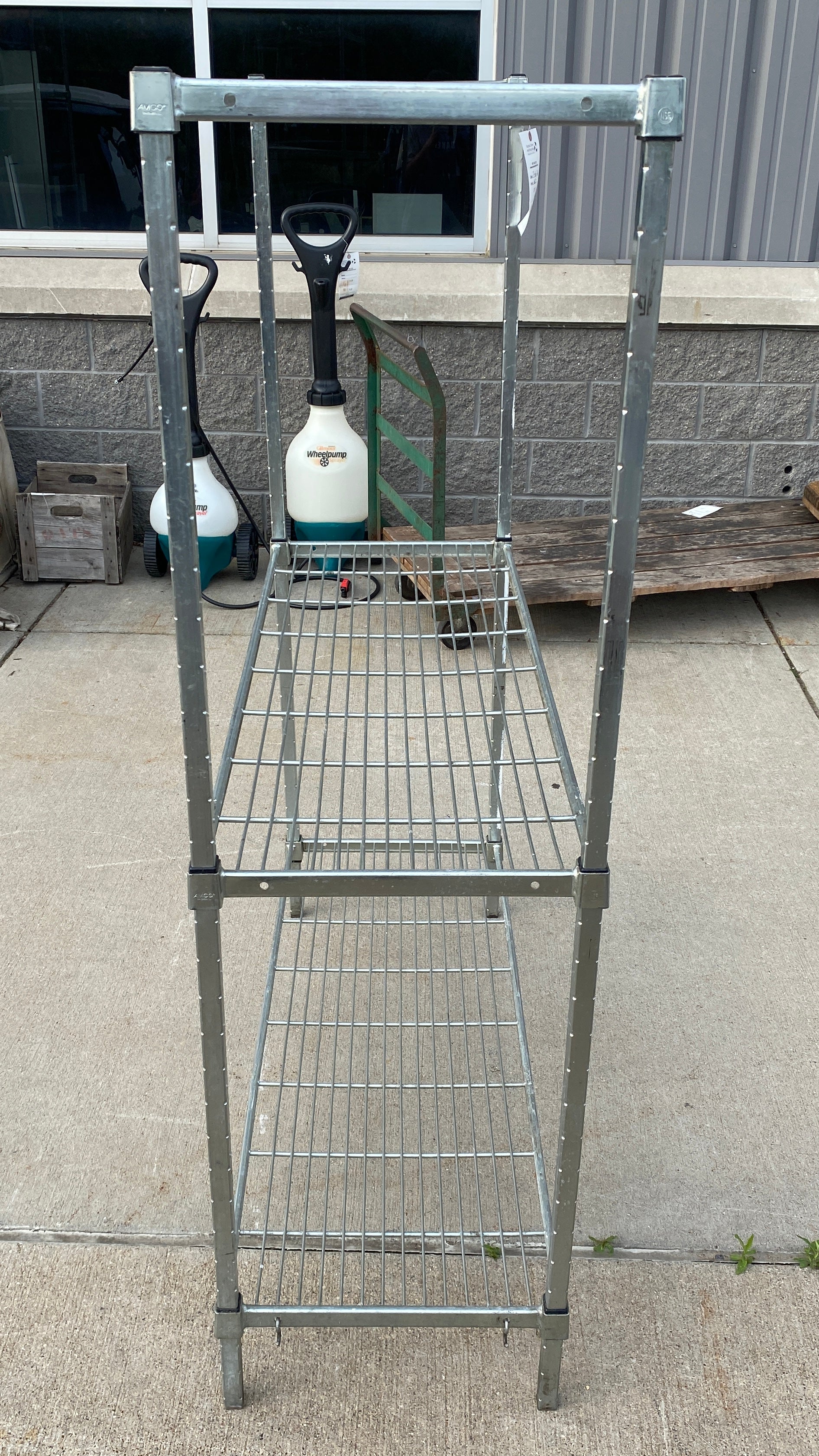 AMCO Silver 3 Tier Shelf/Rack
