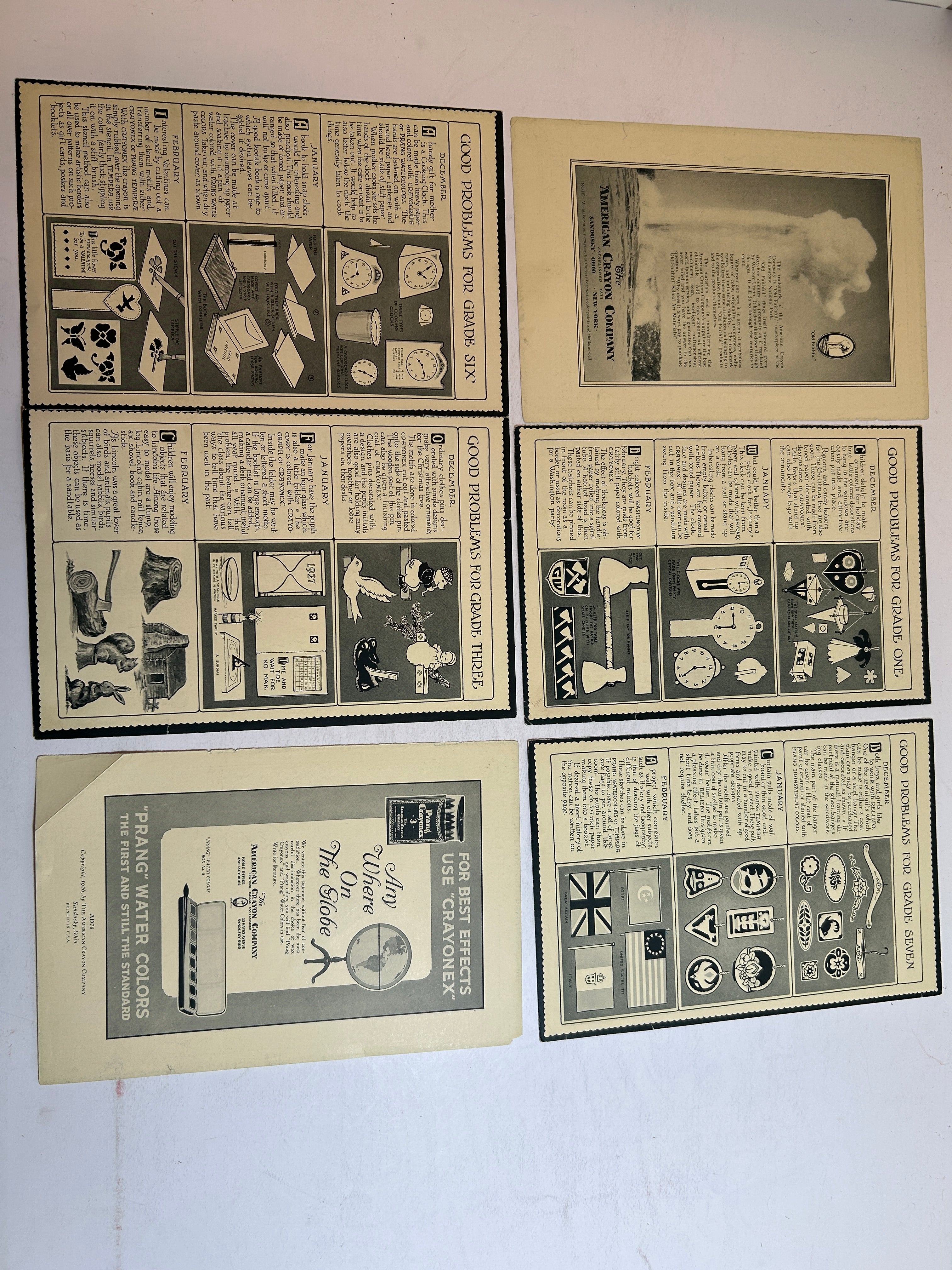 American Art-Aid for Grade Teachers 1926 Vintage Teacher Aid