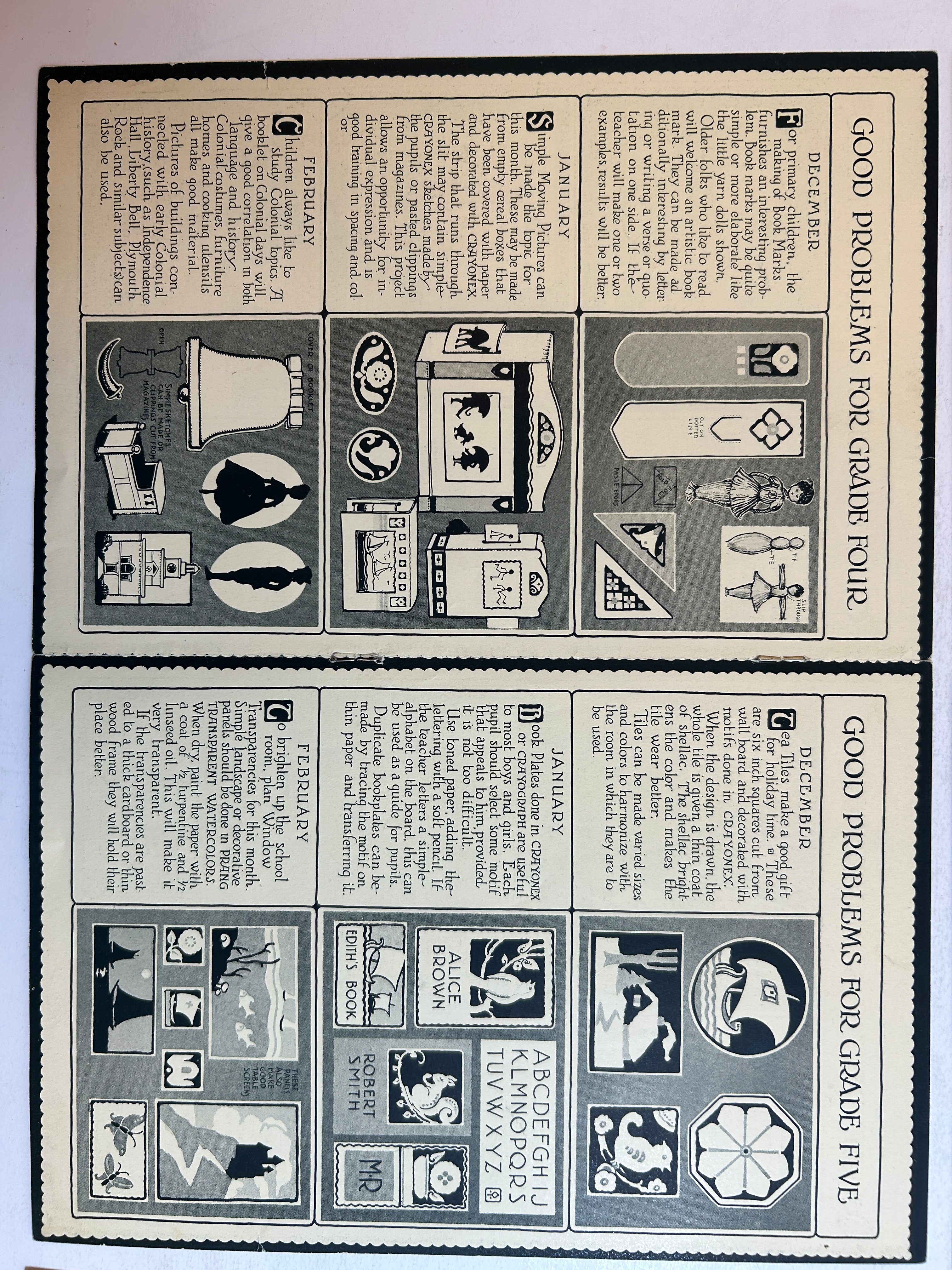 American Art-Aid for Grade Teachers 1926 Vintage Teacher Aid