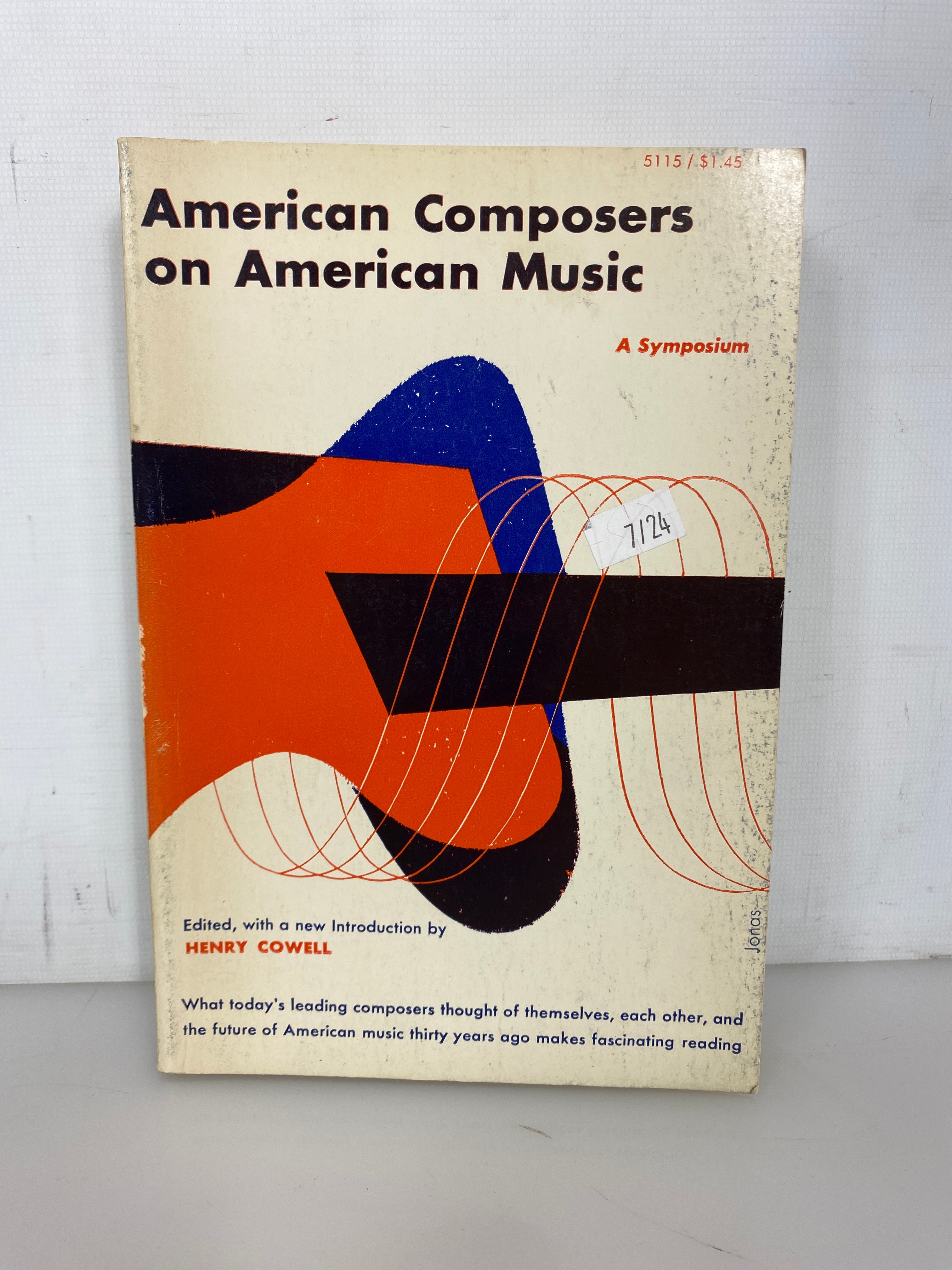 American Composers on American Music by Henry Cowell 1962 SC