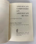 American Composers on American Music by Henry Cowell 1962 SC