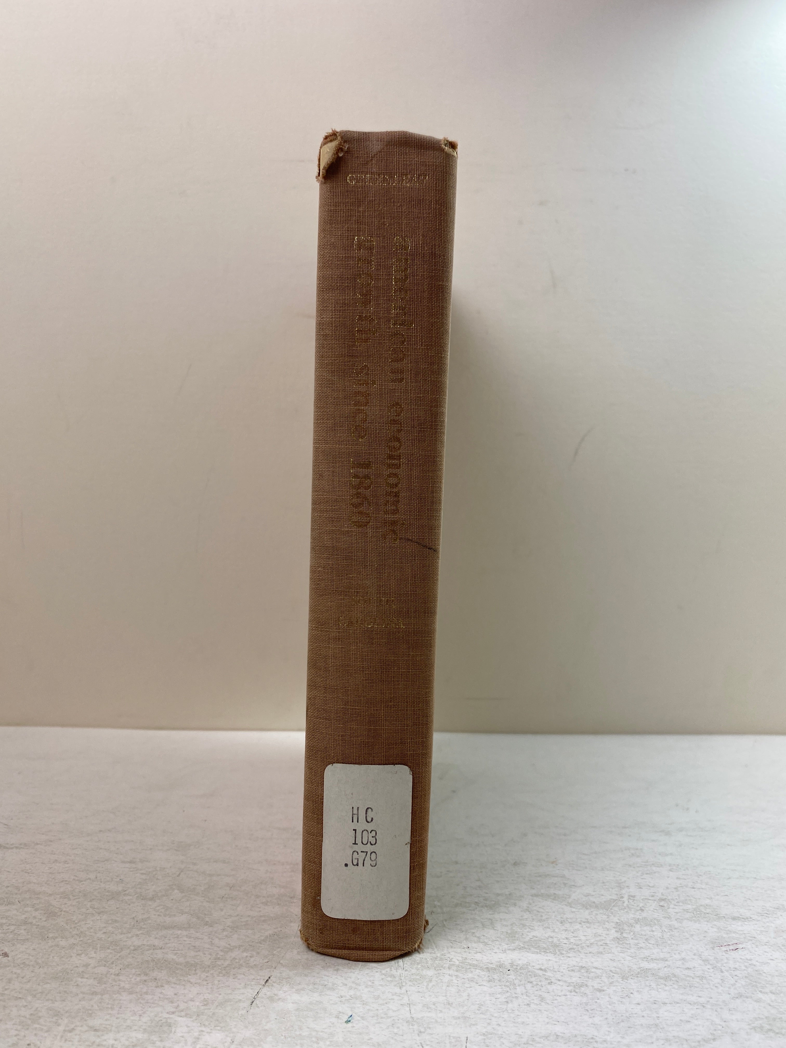 American Economic Development Since 1860 Greenleaf Ex-library 1968 HC
