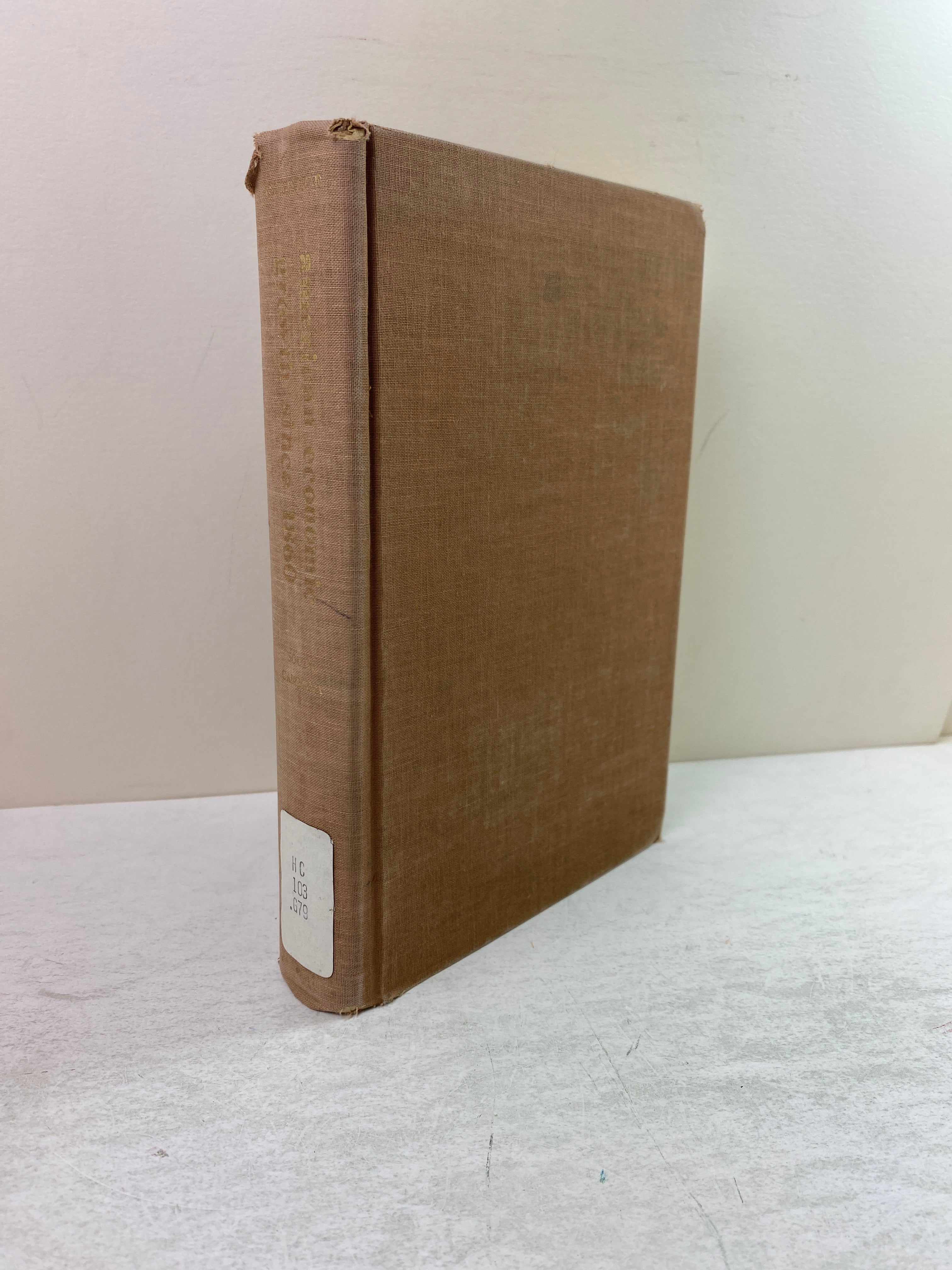 American Economic Development Since 1860 Greenleaf Ex-library 1968 HC