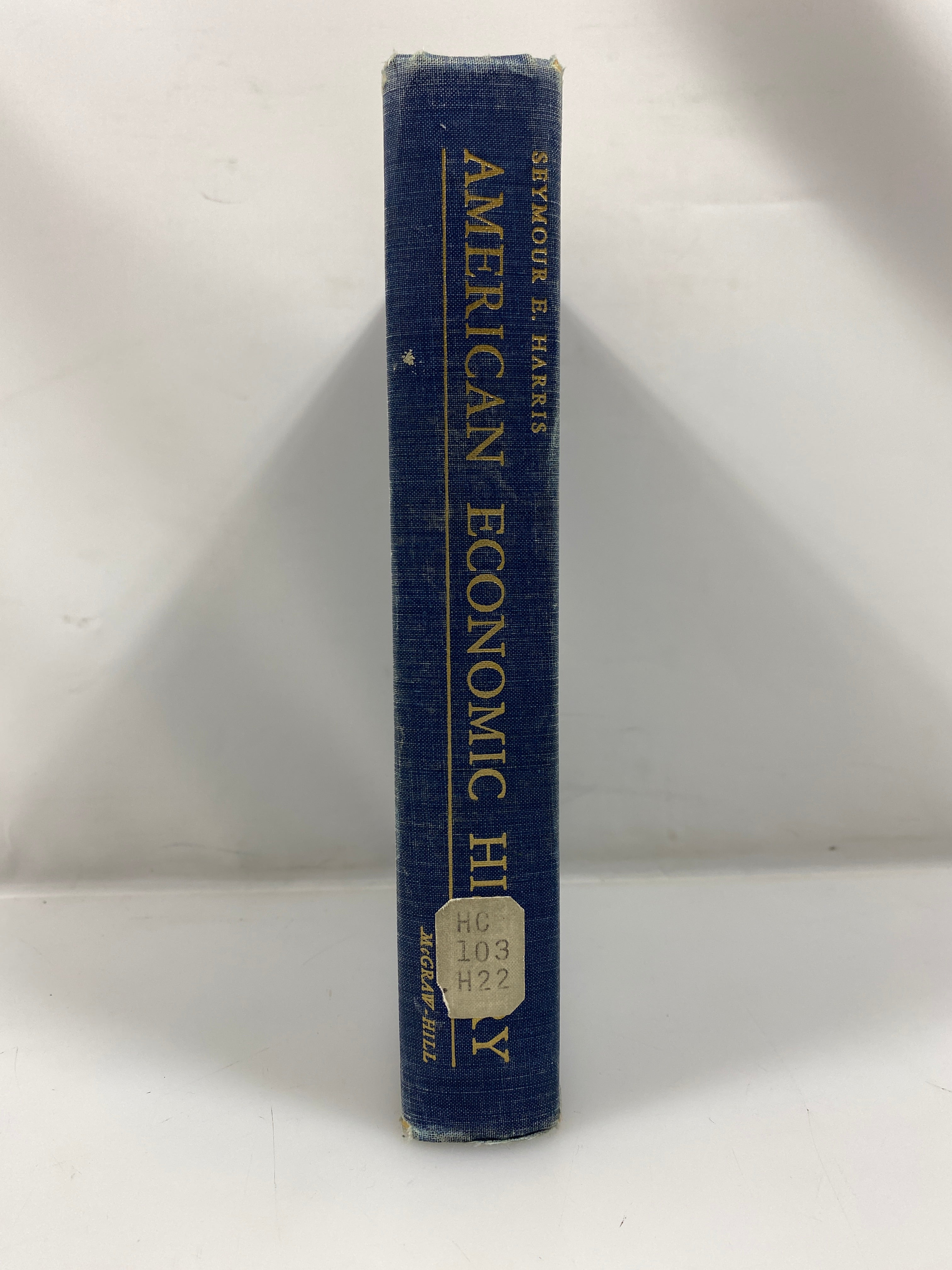 American Economic History by Seymour Harris Ex-library 1961 HC