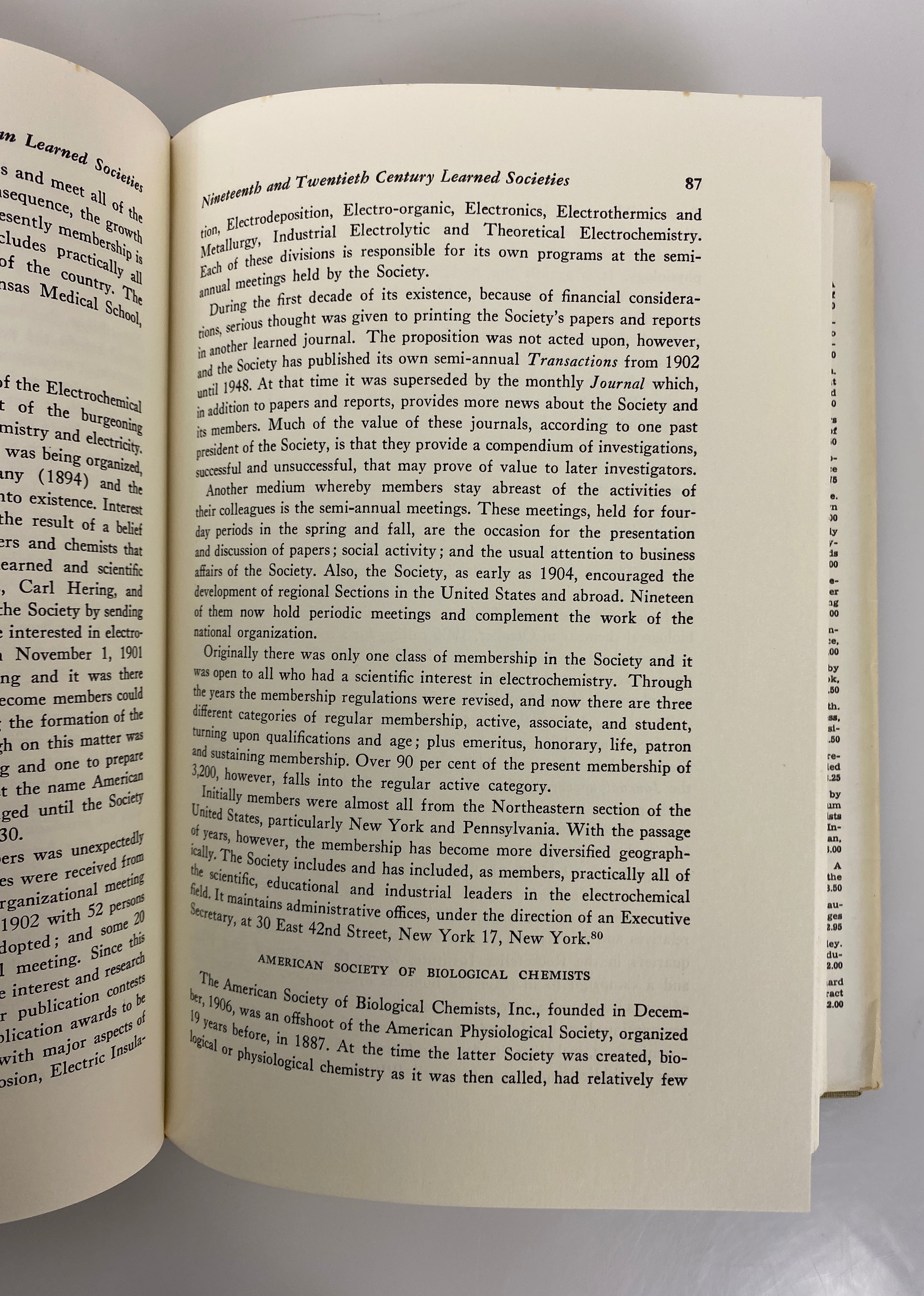 American Learned Societies by Joseph Kiger 1963 1st Edition HC DJ
