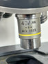 American Optical One-Ten Microstar Trinocular Laboratory Microscope with Polaroid Camera Attatchment *Untested*