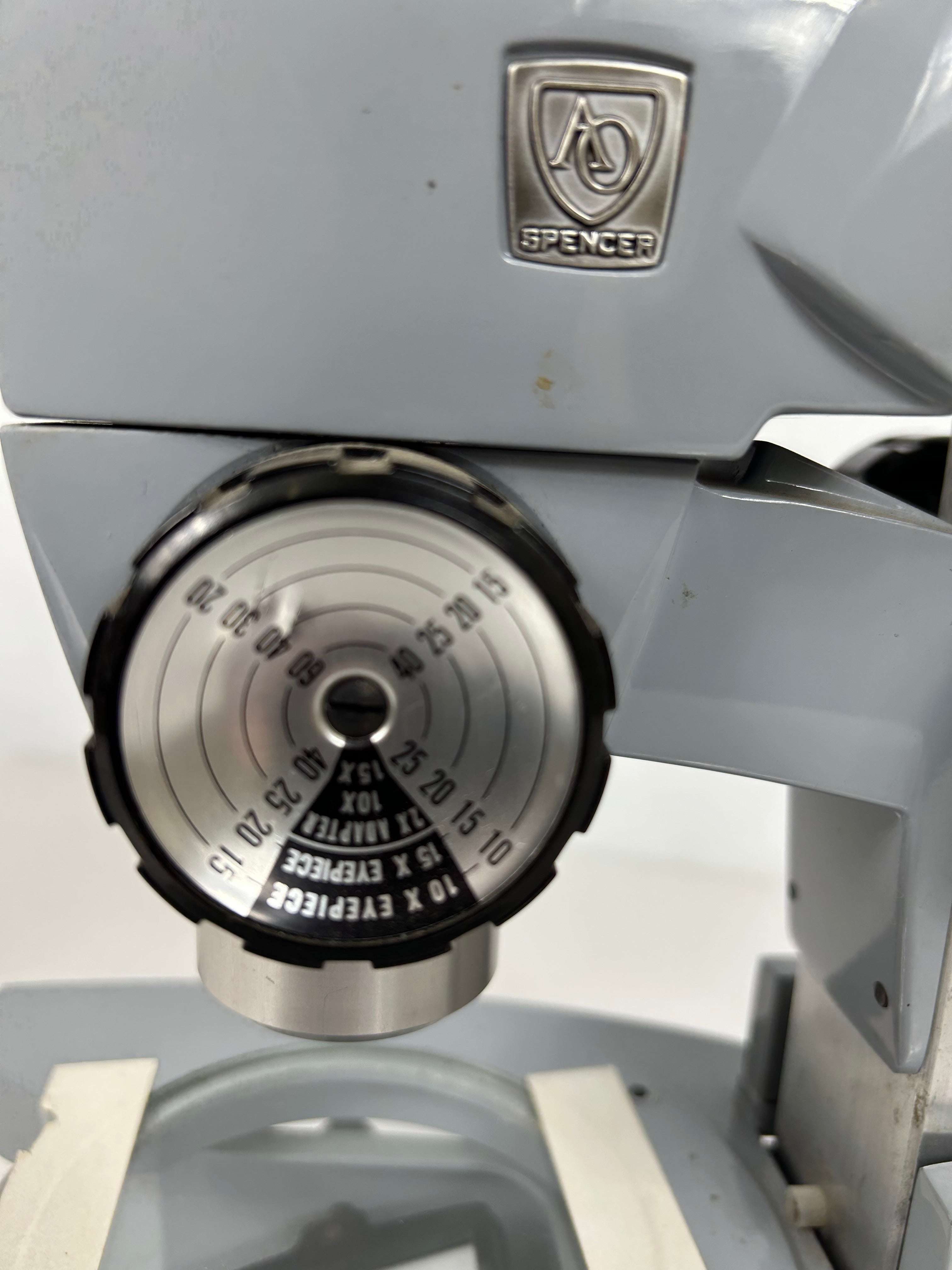 American Optical Spencer Cycloptic Stereo Microscope w/ 2 eye pieces