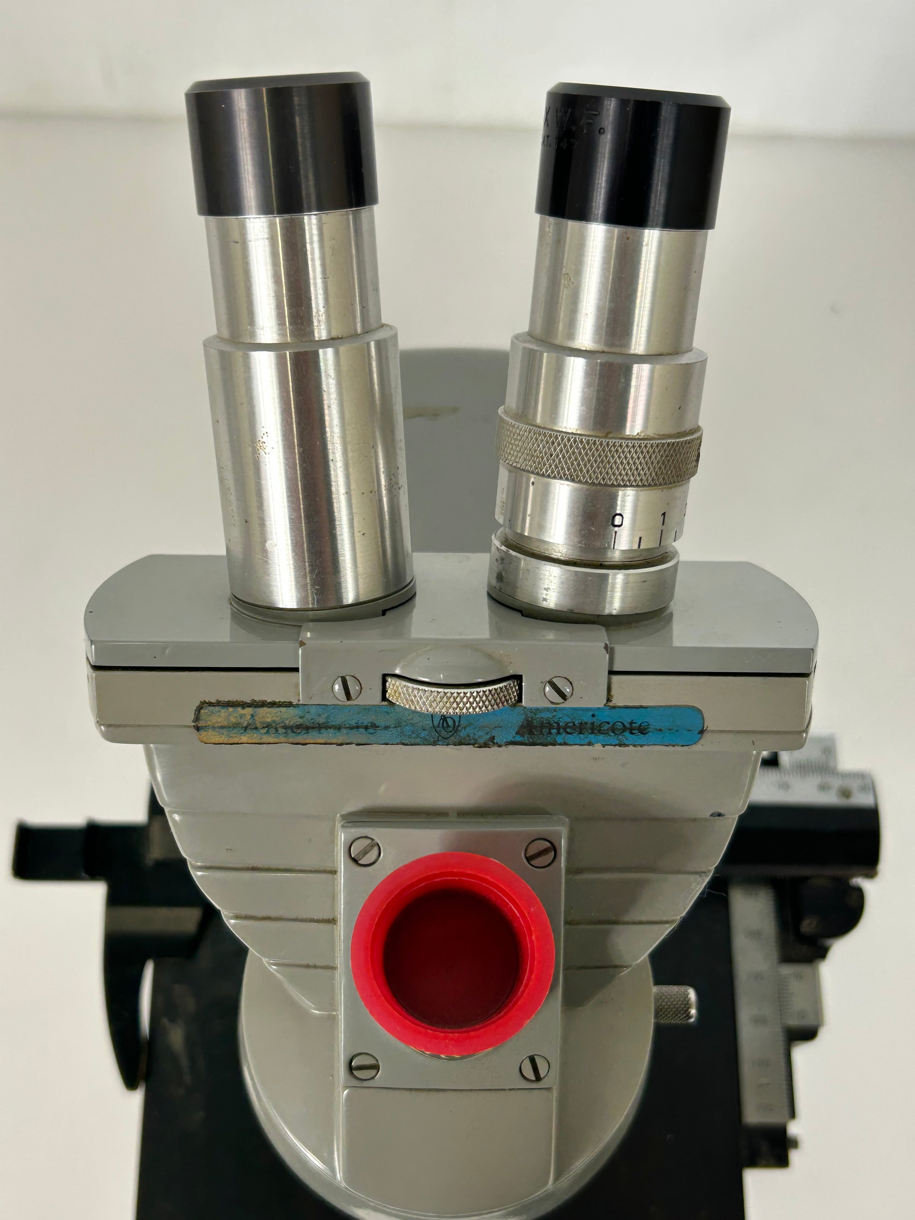 American Optical Spencer Model 4-1 Binocular Microscope *Untested*