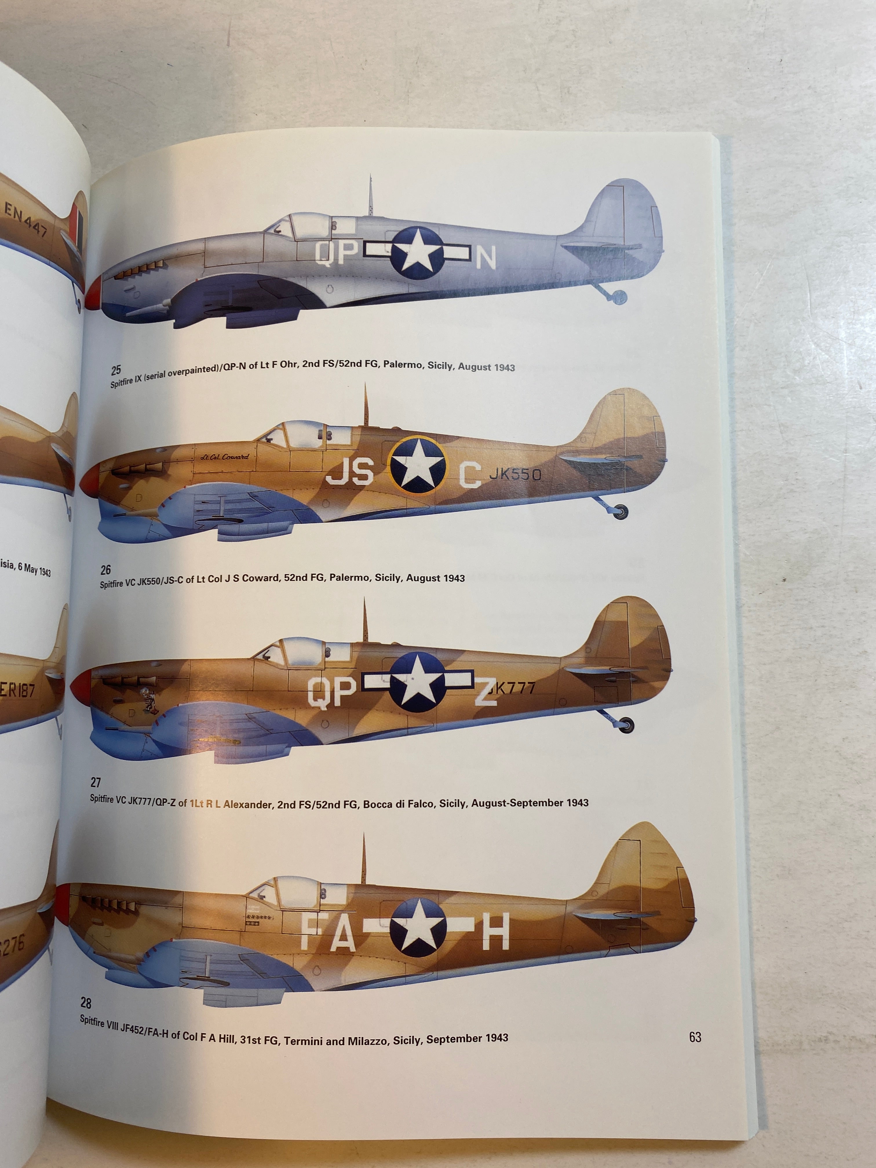 American Spitfire Aces of World War 2 Osprey #80 2007