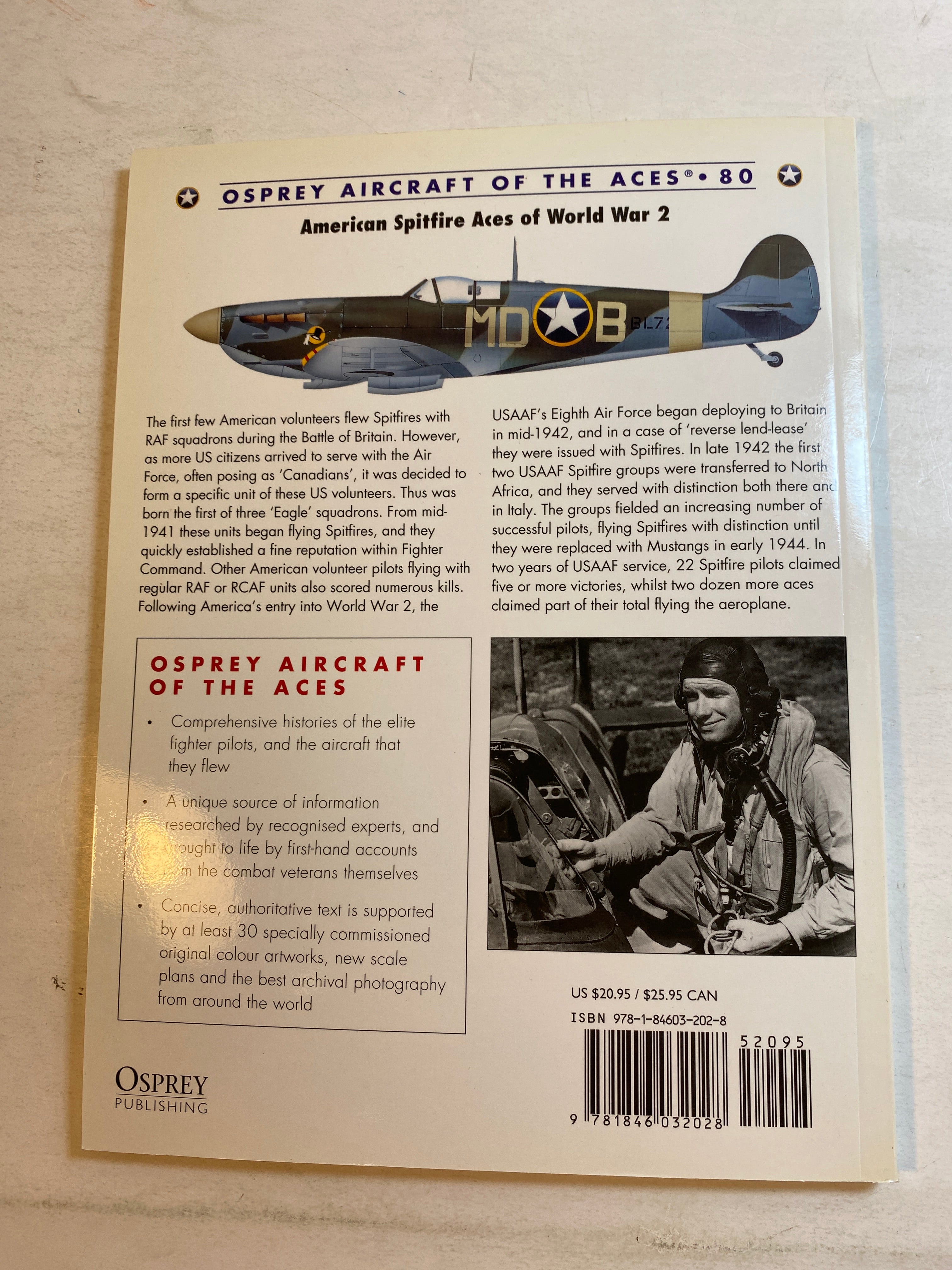 American Spitfire Aces of World War 2 Osprey #80 2007