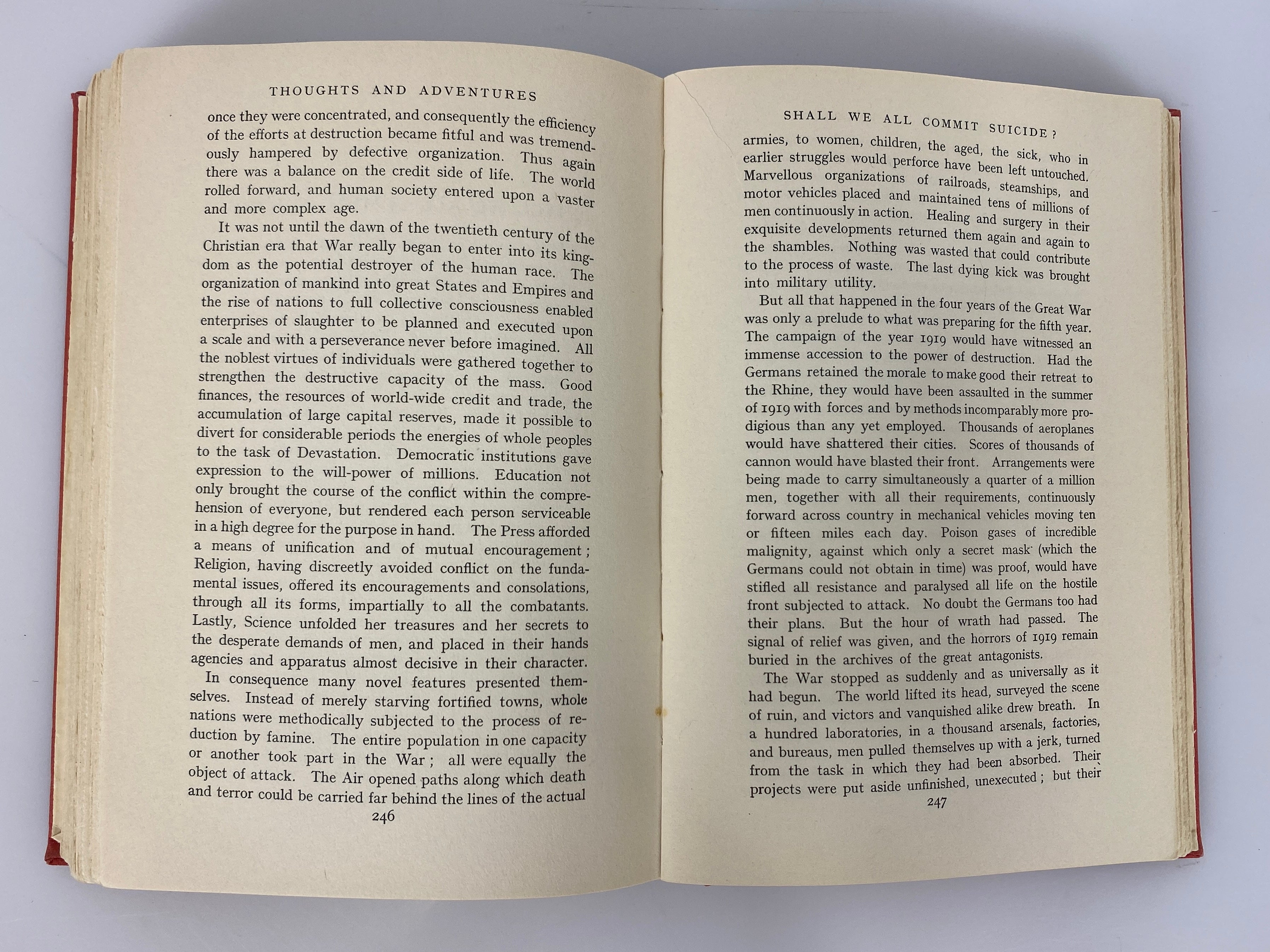 Amid These Storms by Winston Churchill 1932 Ex-Library HC