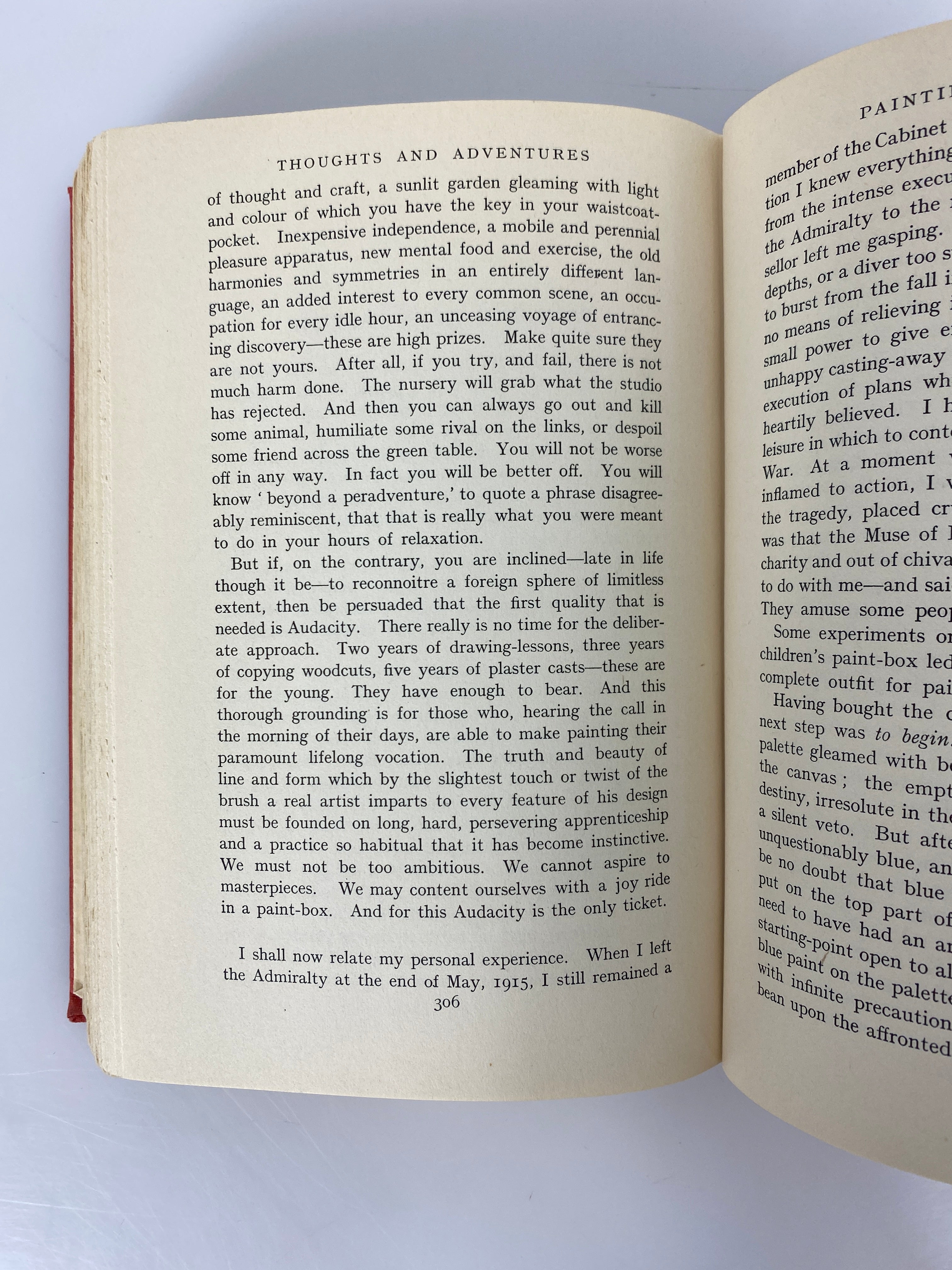 Amid These Storms by Winston Churchill 1932 Ex-Library HC