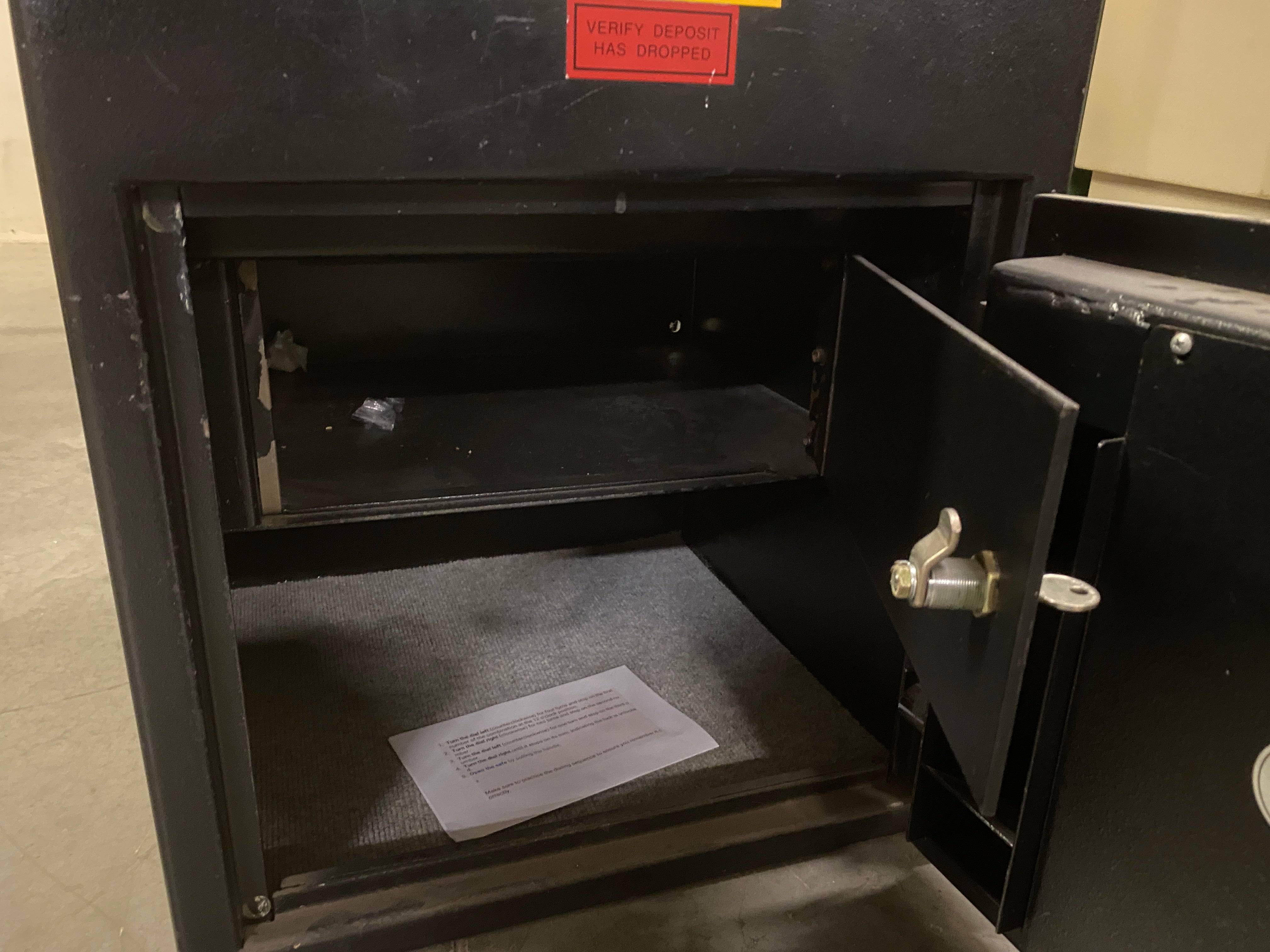 AMSEC Black Combination Safe w/ Drop Box