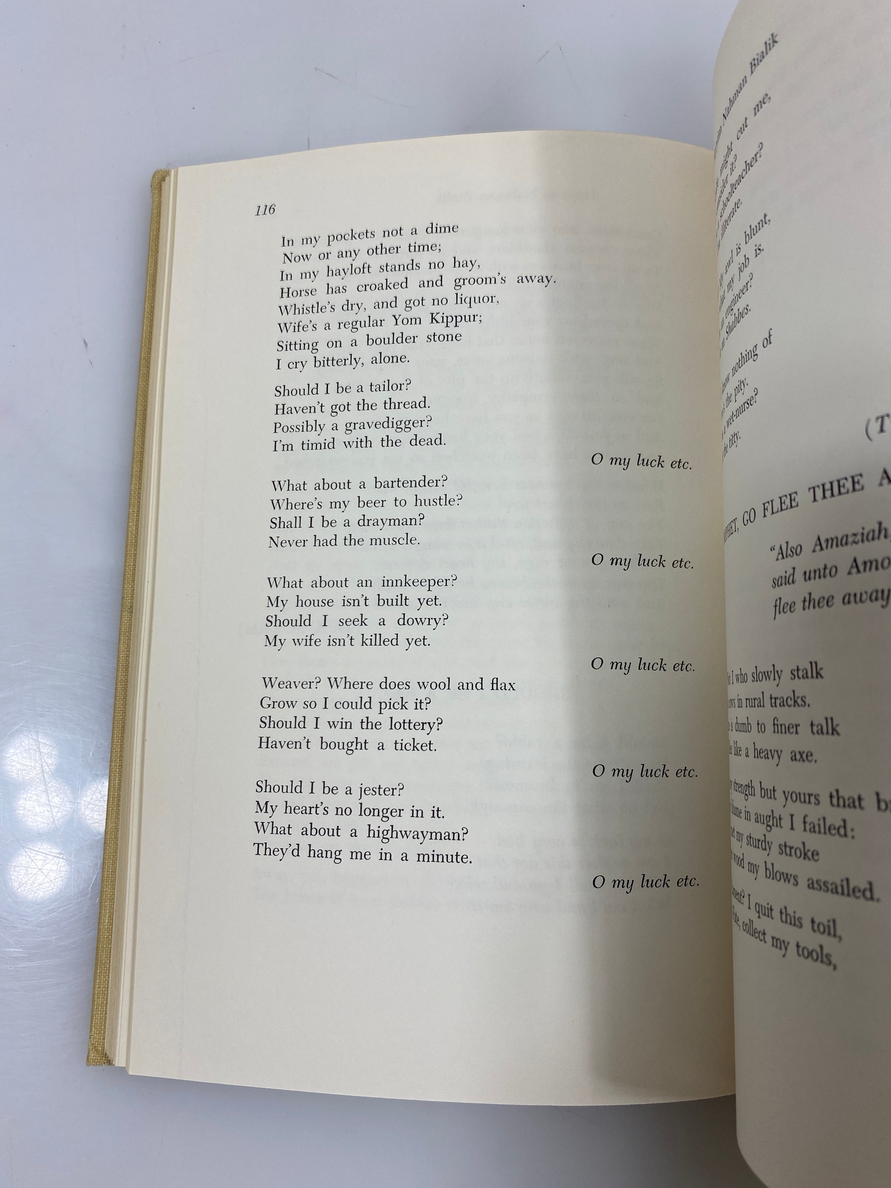 An Anthology of Modern Hebrew Poetry by Birman Ex-library 1968 HC