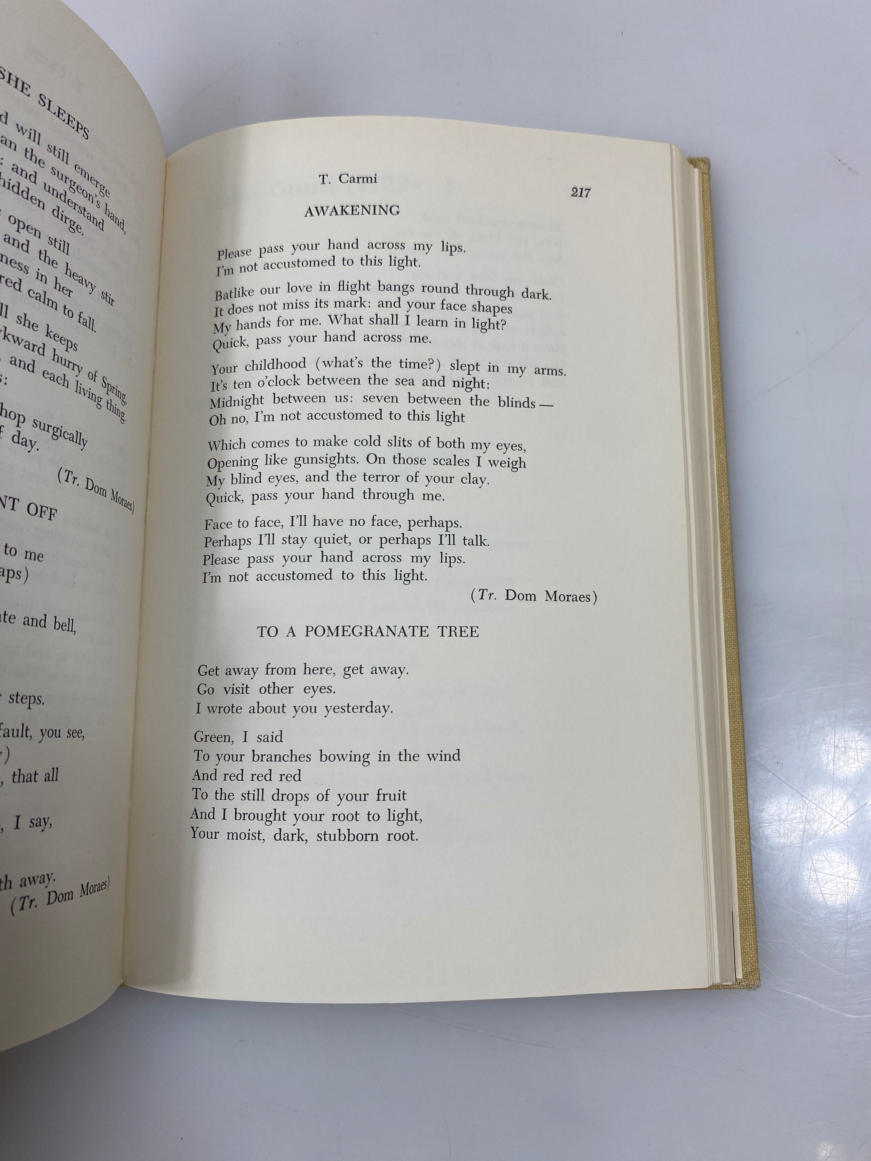An Anthology of Modern Hebrew Poetry by Birman Ex-library 1968 HC