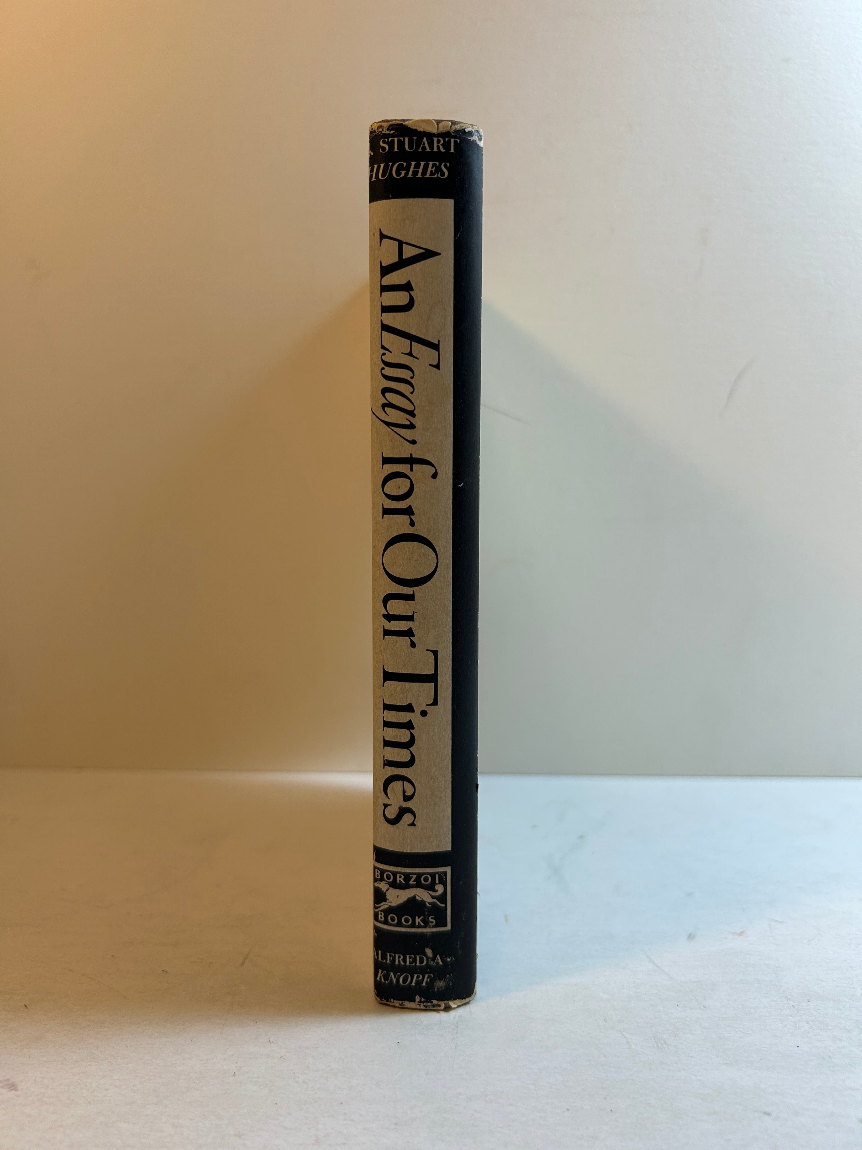 An Essay for Our Times by H. Stuart Hughes 1951 Second Print HCDJ