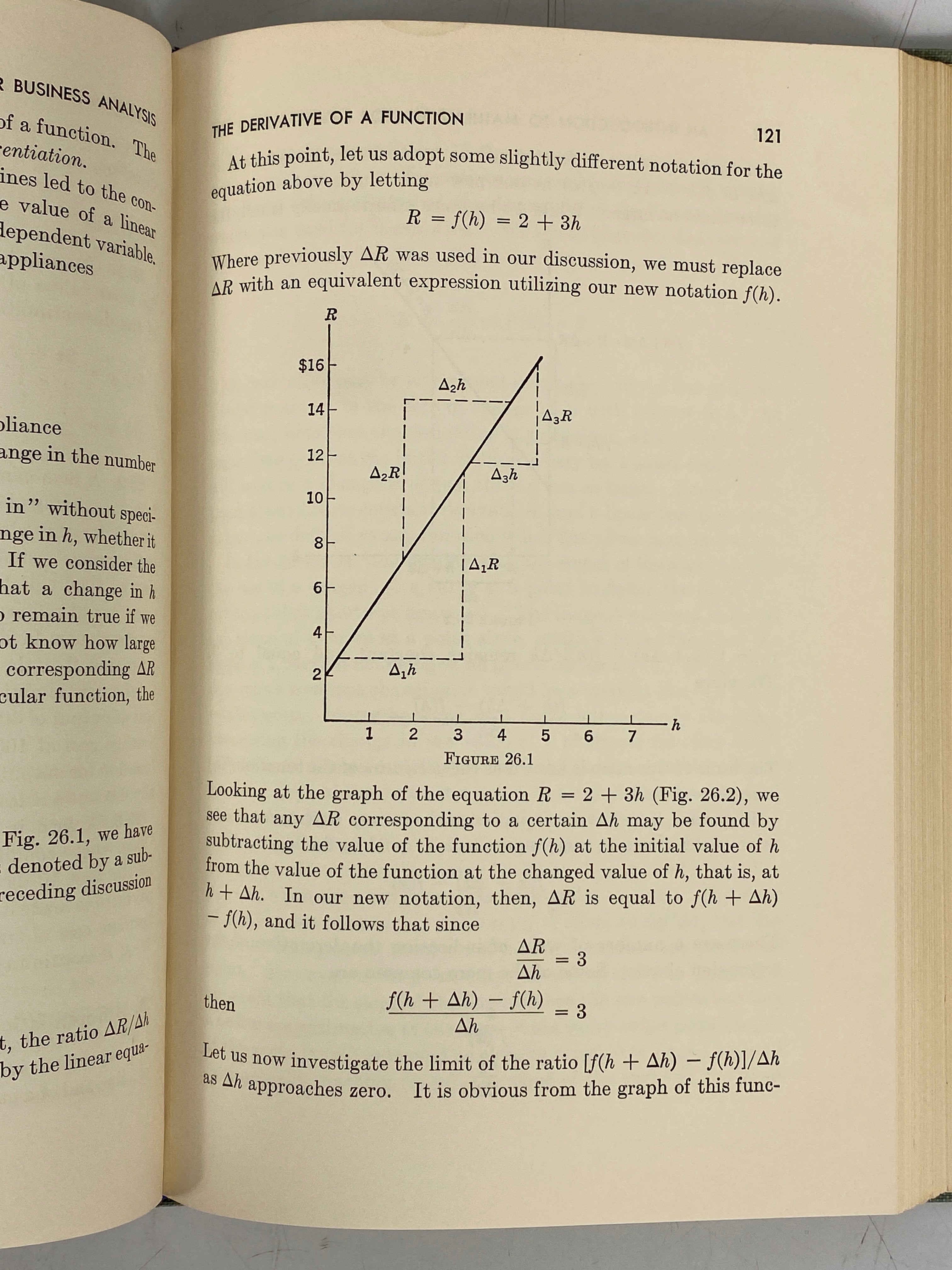 An Introduction to Mathematics for Business Analysis Meier/Archer 1960 HC