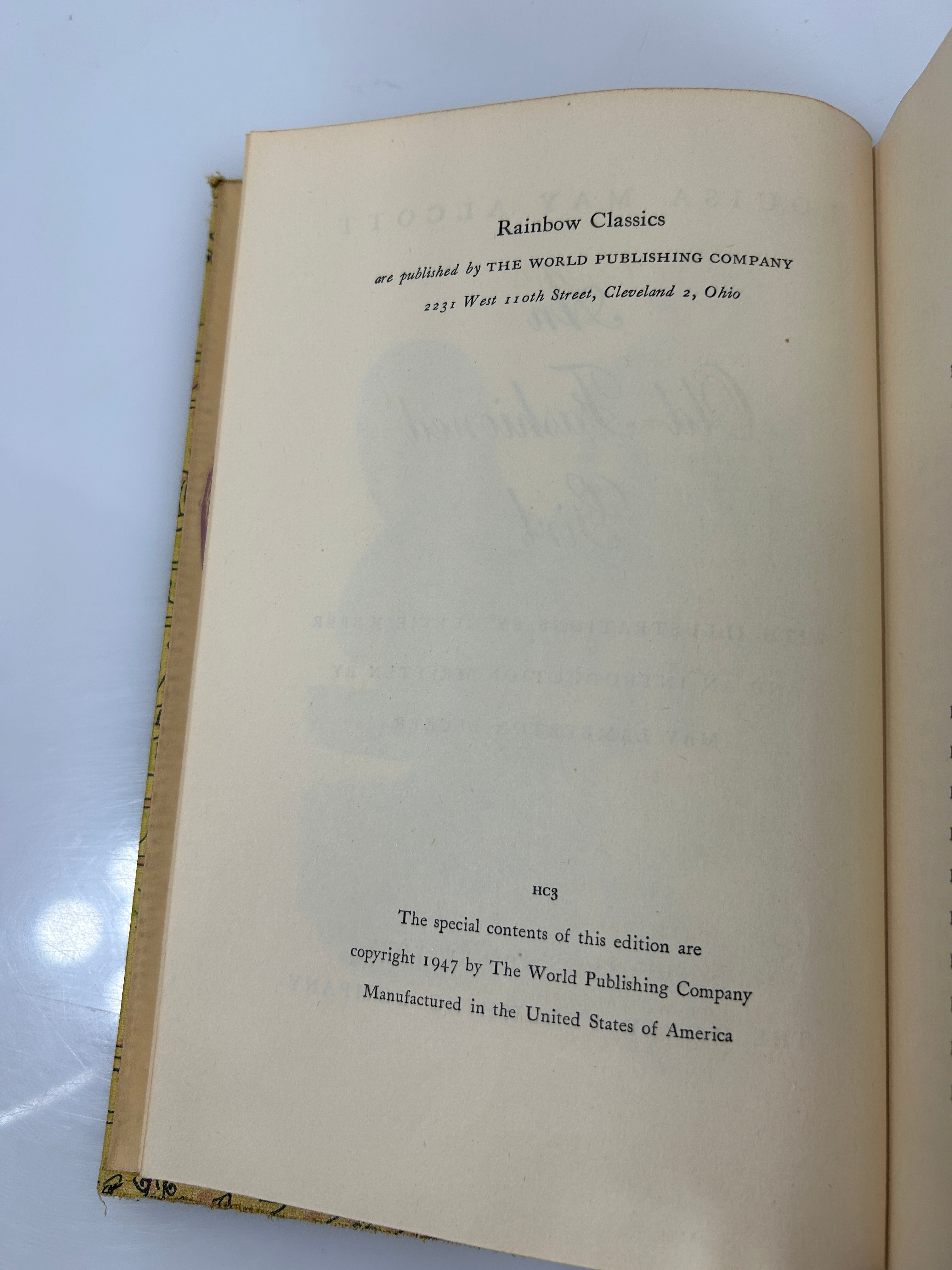 An Old-Fashioned Girl by Louisa May Alcott Modern World Pub 1947 HC